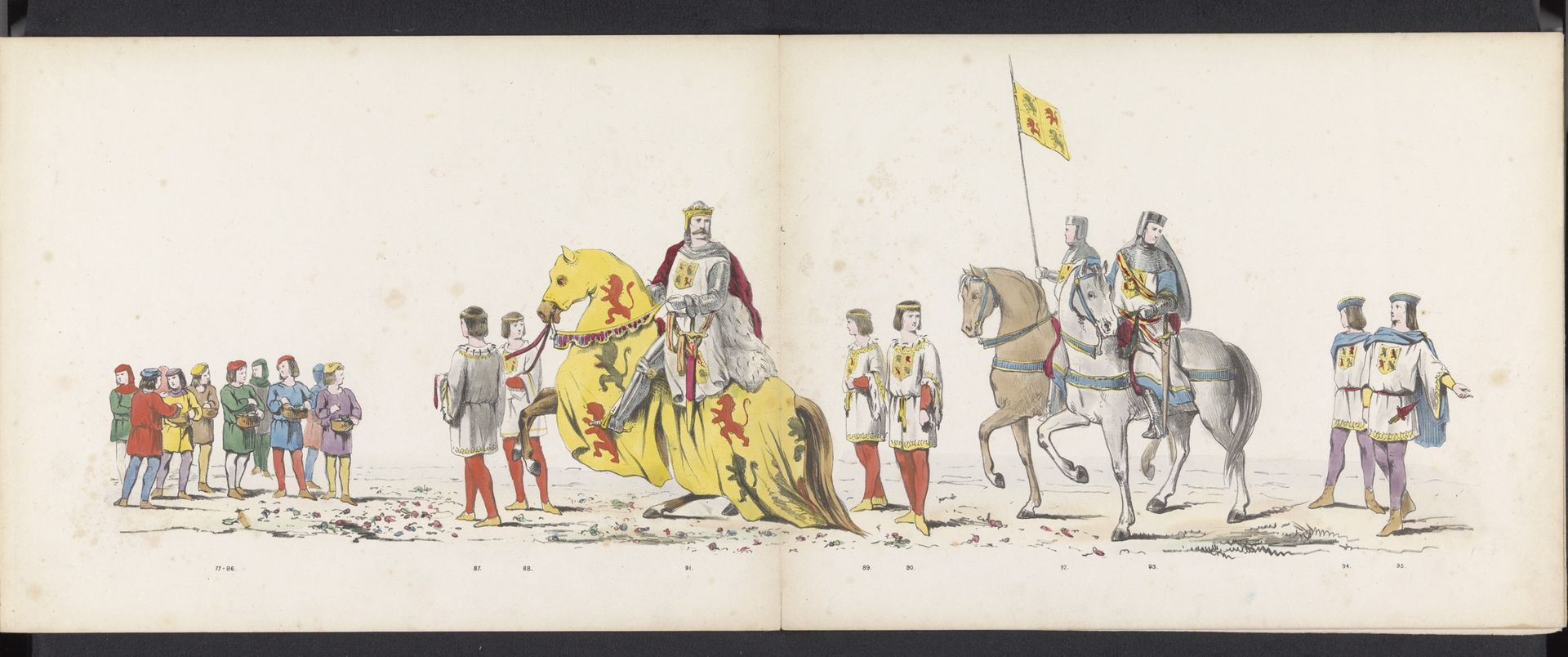 Maskerade van de Leidse studenten, 1865 (plaat 7) by Jan Daniël Cornelis Carel Willem baron de Constant Rebecque