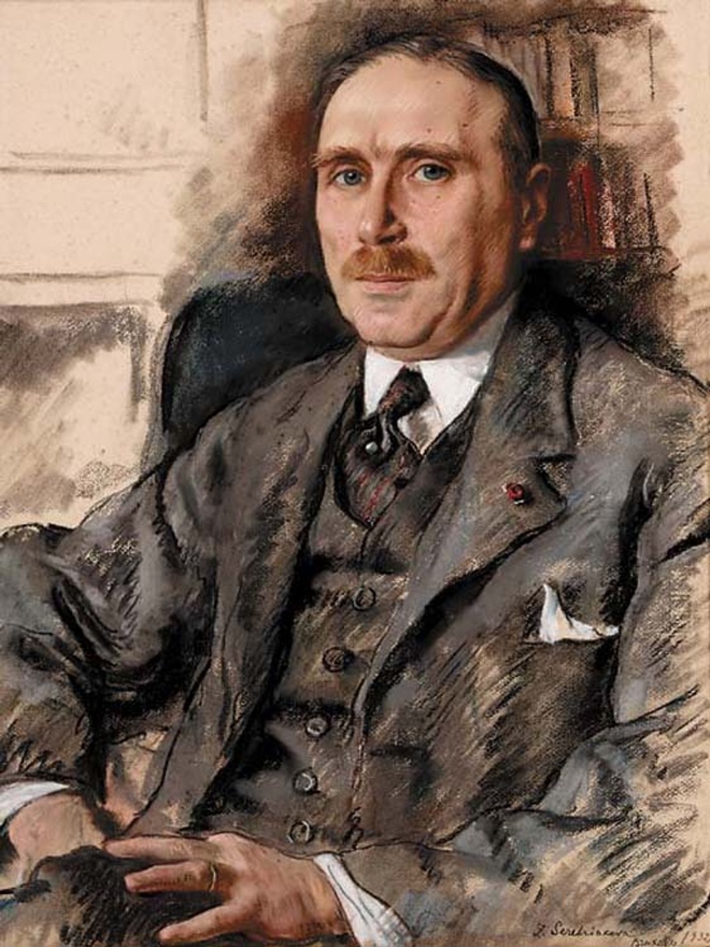 Portrait of a Man by Zinaida Serebriakova