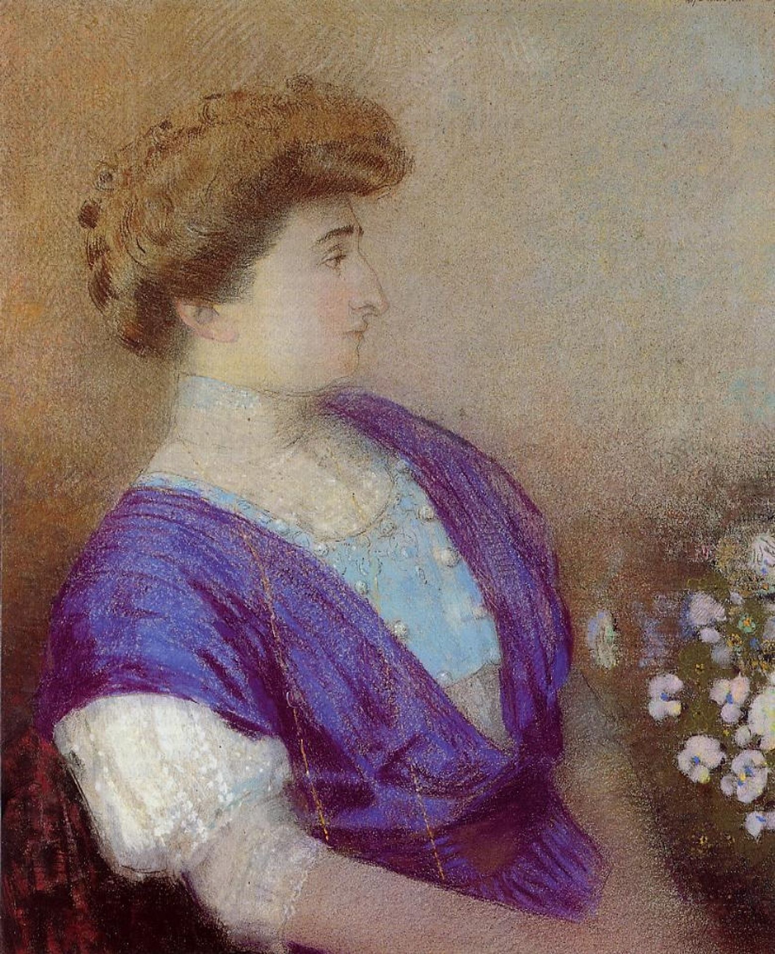Portrait of the Marquis de Gonet by Odilon Redon