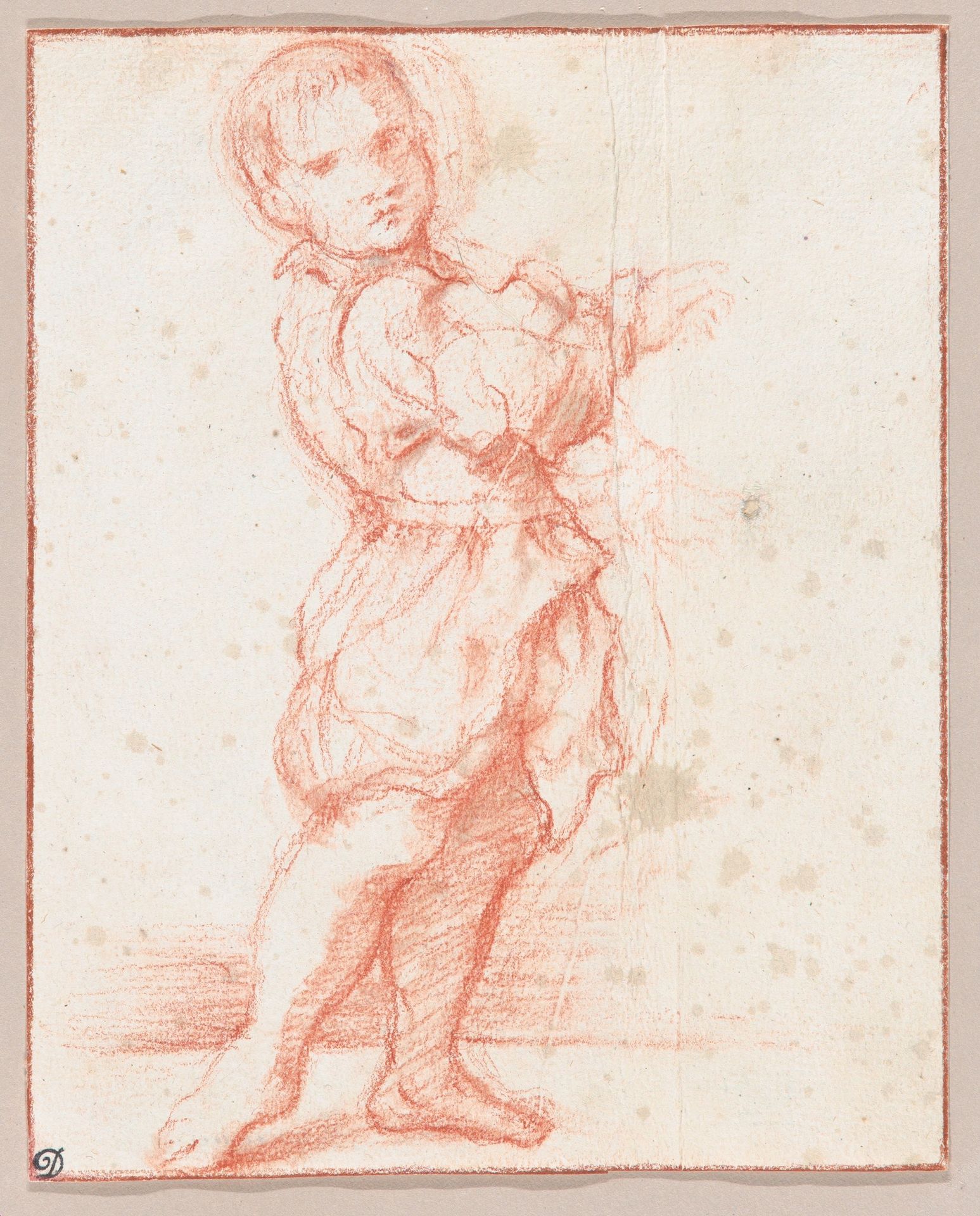 Full-length Figure of a Standing Boy by Bartolomeo Schedoni
