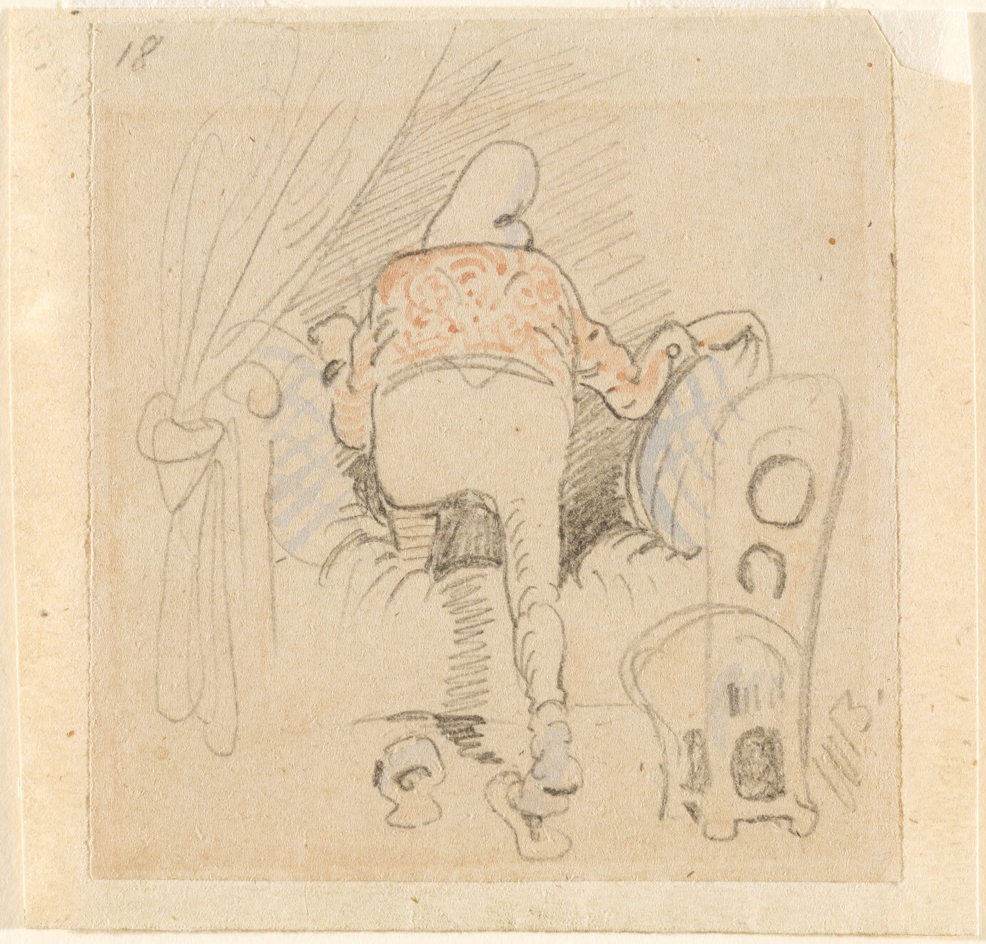 Die gestörte, aber glücklich wieder errungene Nachtruhe (Der Floh); 18 by Wilhelm Busch