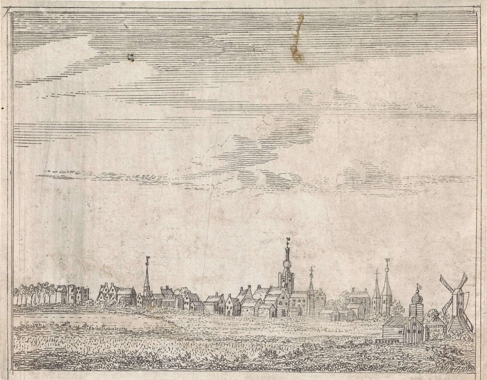 Gezicht op 's-Heerenberg by Abraham Zeeman