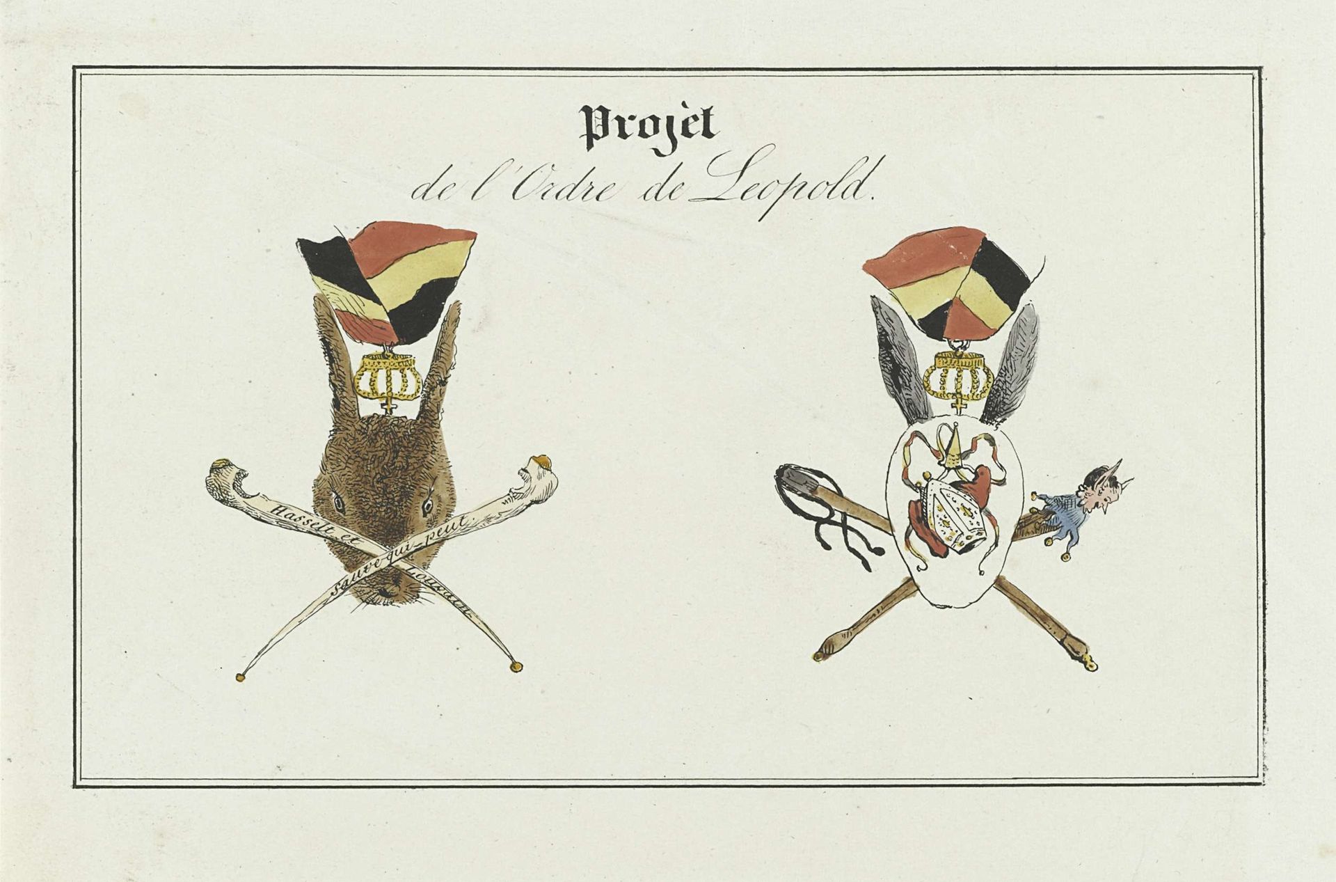 Ordeteken van Leopold I, 1831 by Anonymous