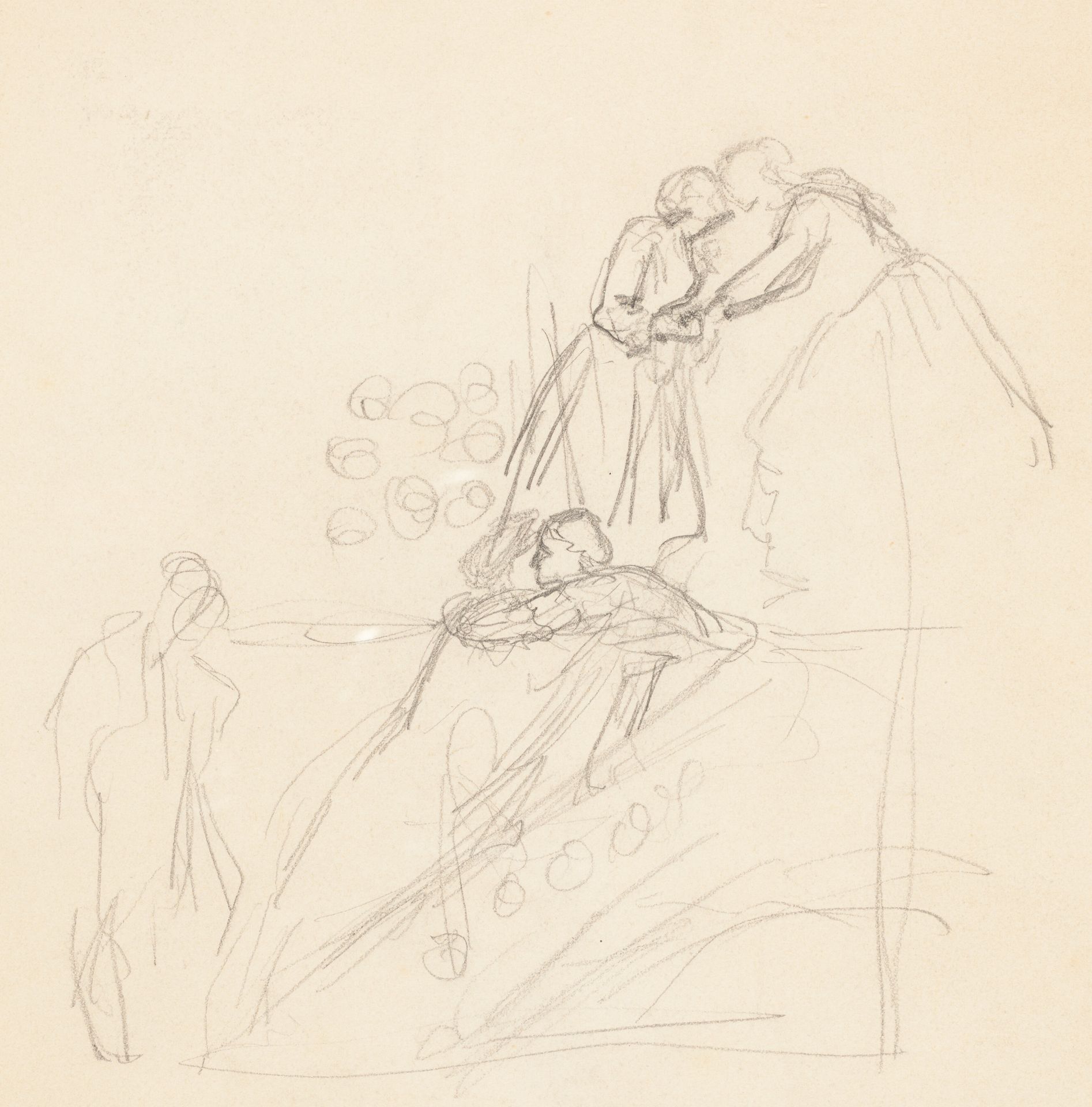 Figure Studies [verso] by Valentine Cameron Prinsep