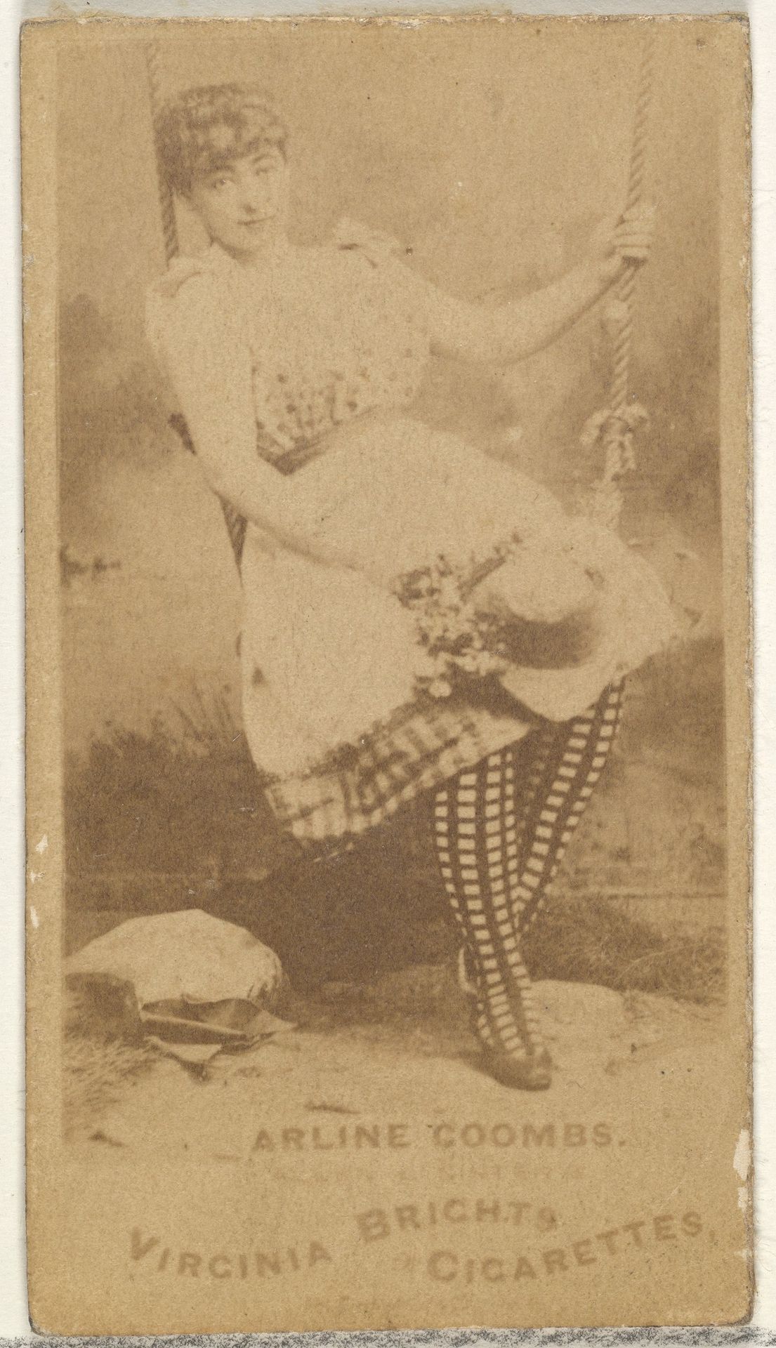 Arline Coombs, from the Actors and Actresses series (N45, Type 1) for Virginia Brights Cigarettes by Allen & Ginter
