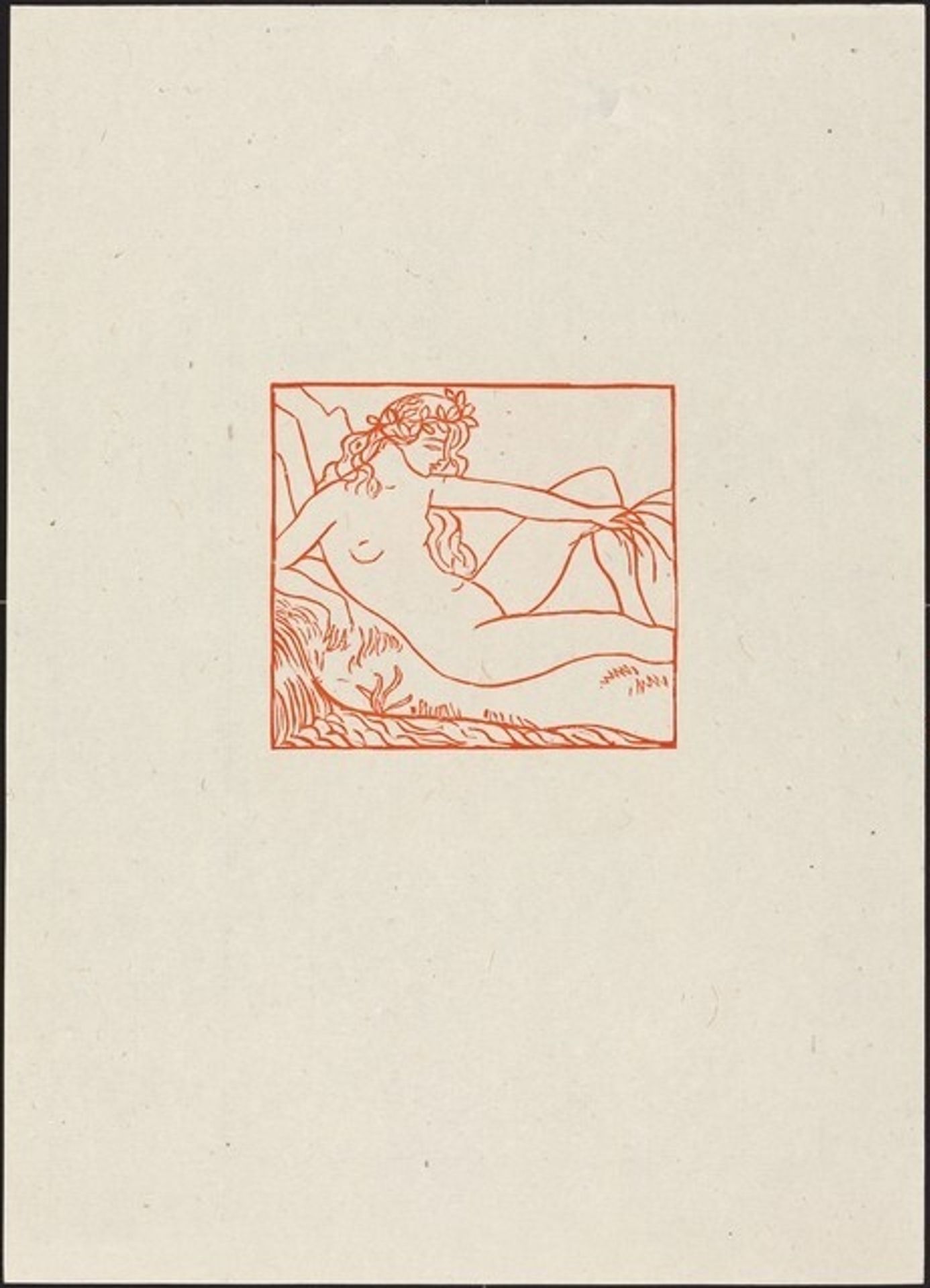 Tenth Eclogue: A Naiad, Nymph of the Springs (Arethuse) by Aristide Maillol