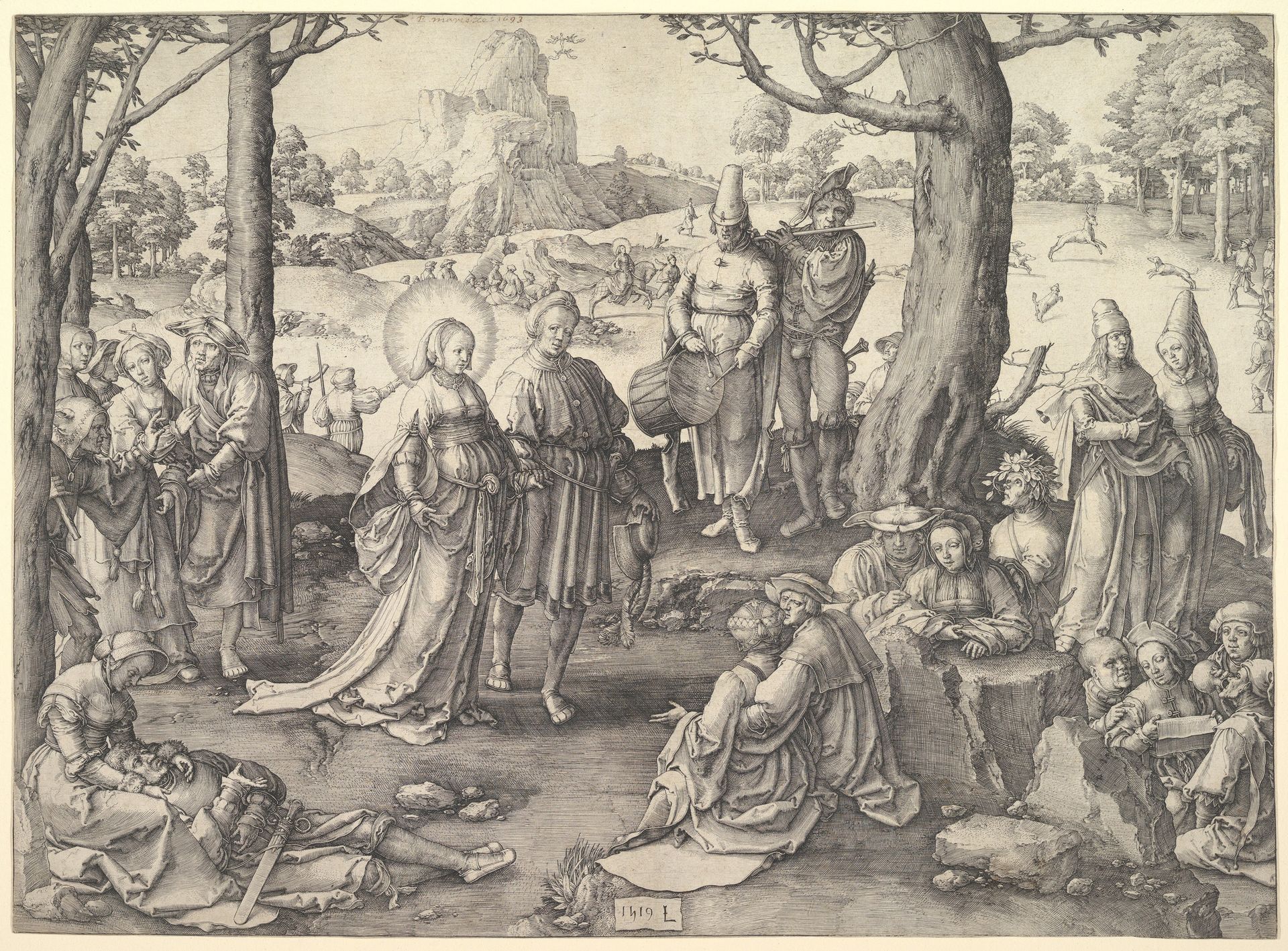Dance of St. Mary Magdalene by Lucas van Leyden