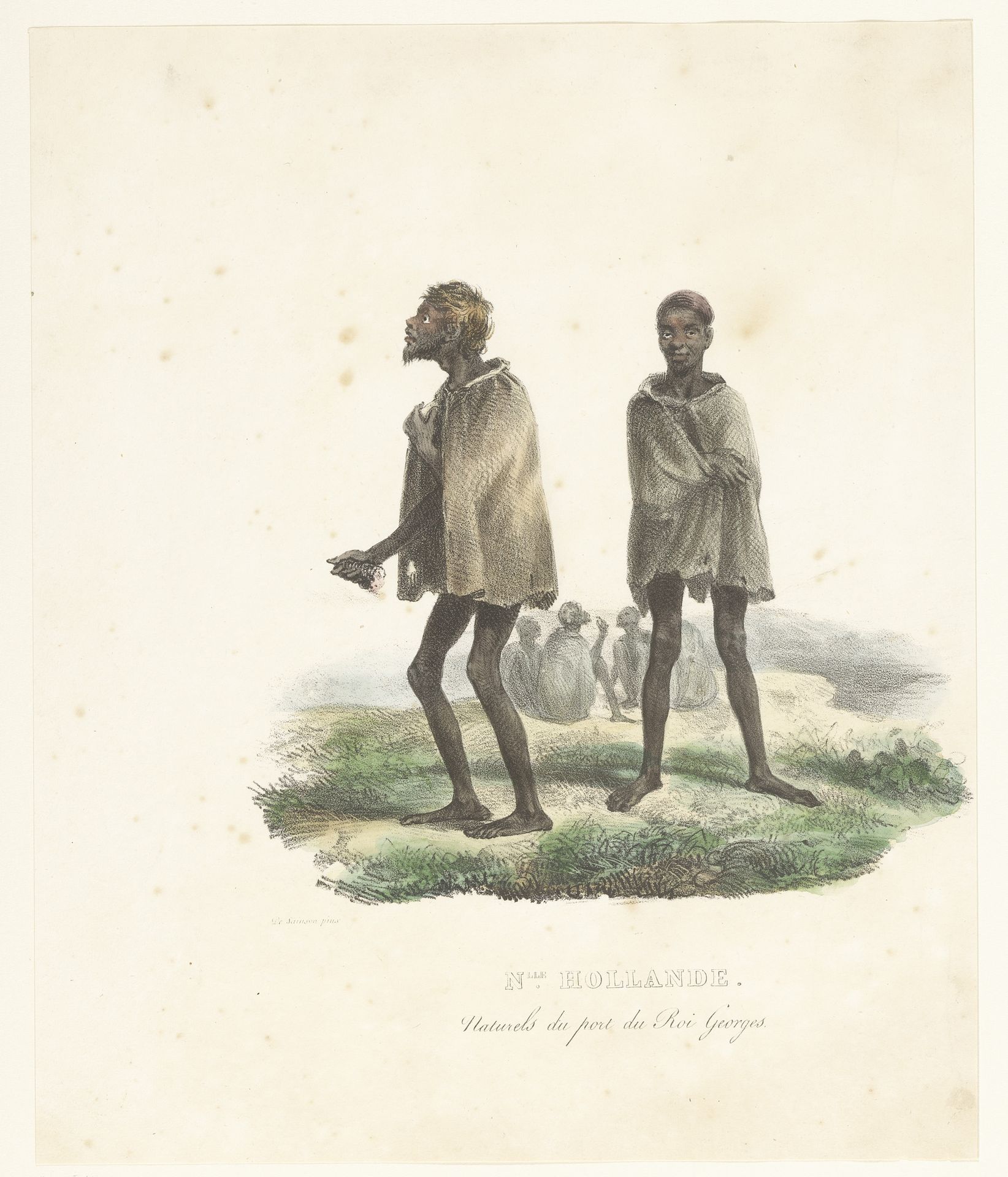 Kleding van de inwoners van King George Sound (West-Australië) by Victor Adam