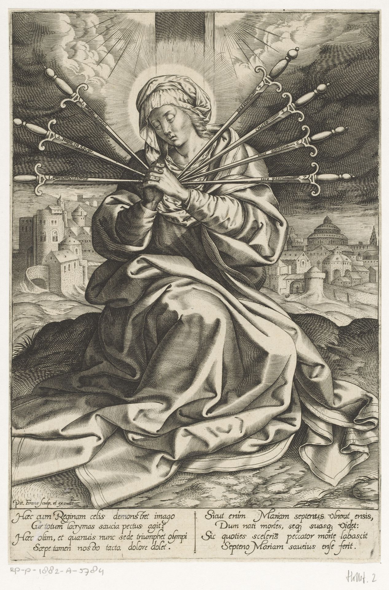 Zeven smarten van Maria by Pierre Firens