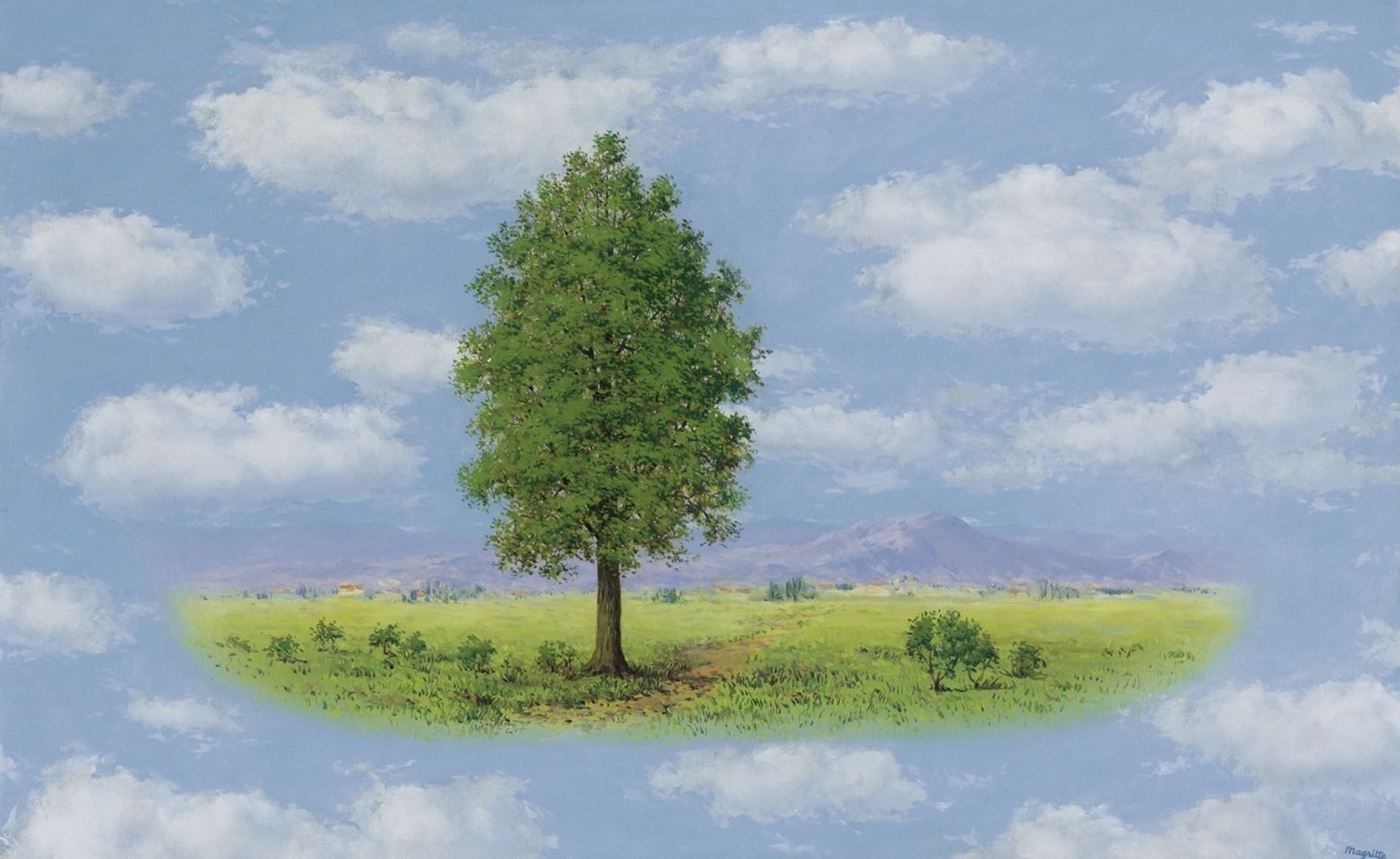 Le Territoire by René Magritte