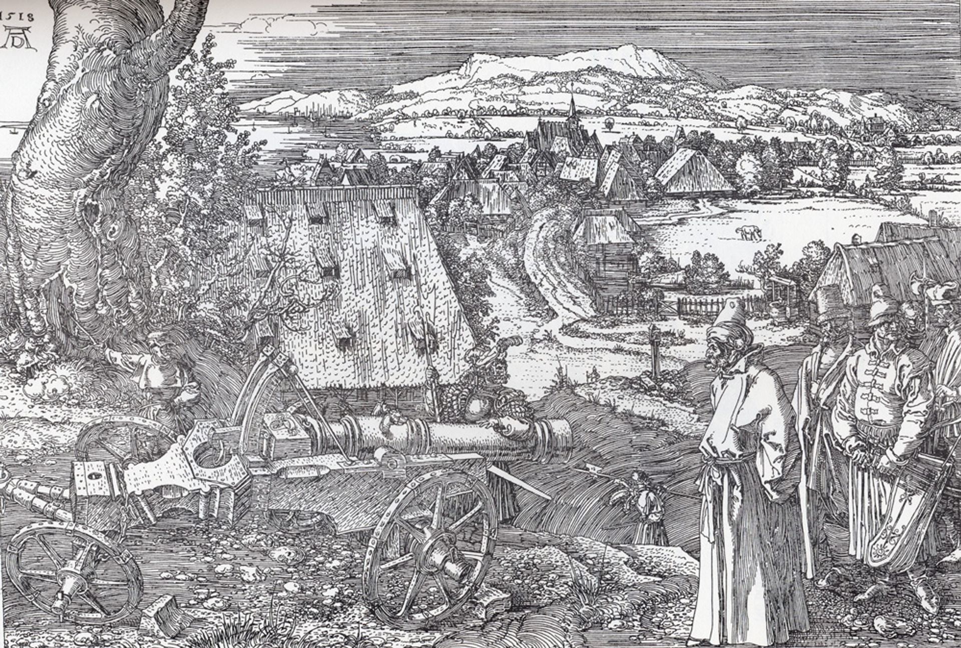 Landscape With Cannon by Albrecht Durer