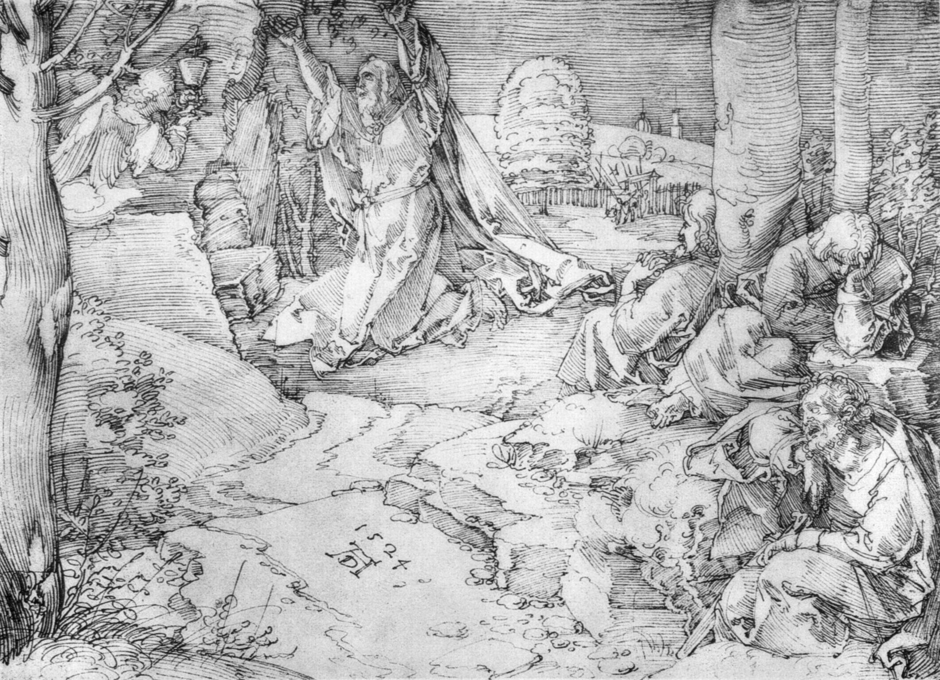 Christ on the Mount of Olives by Albrecht Durer