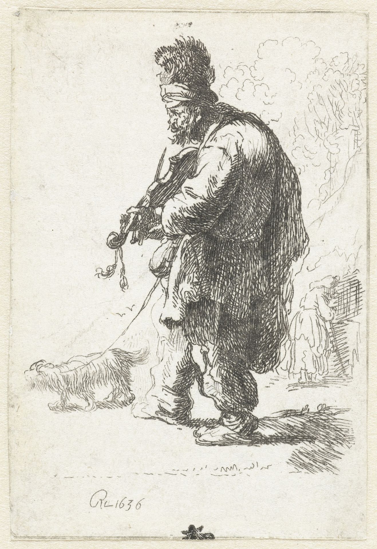 The blind fiddler by Anonymous