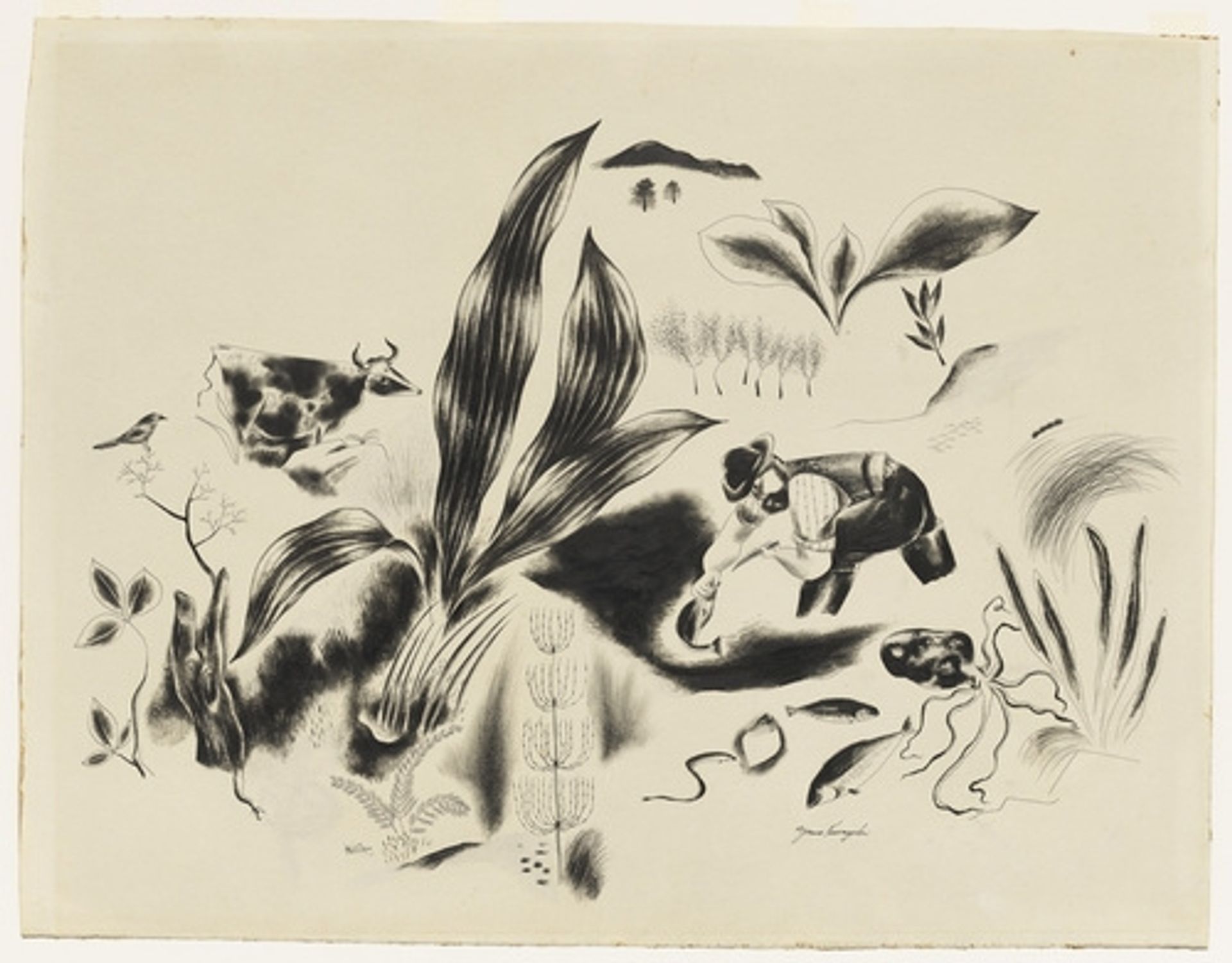 Fisherman by Yasuo Kuniyoshi