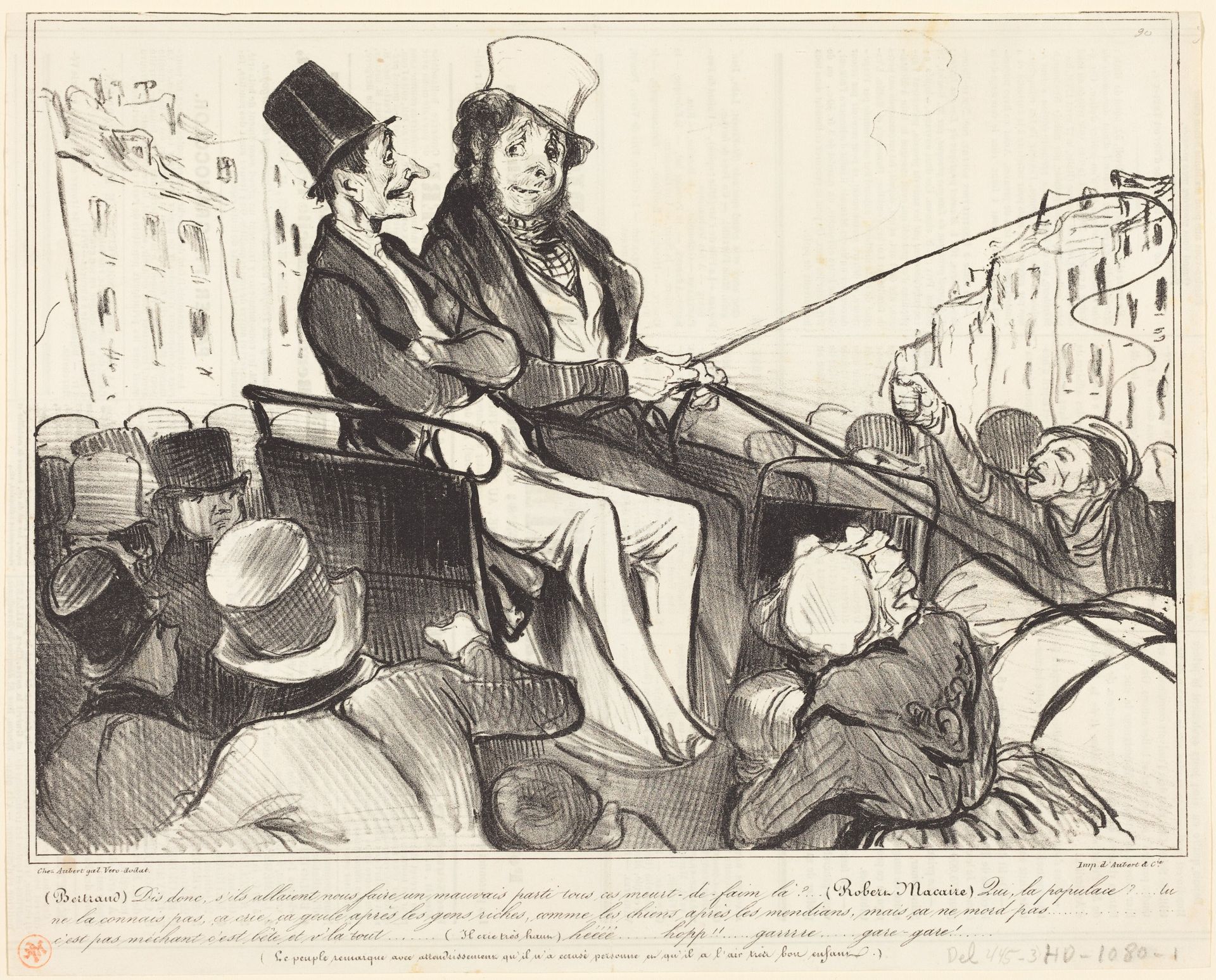 Bertrand, dis donc, s'ils allaient nous faire... by Honoré Daumier