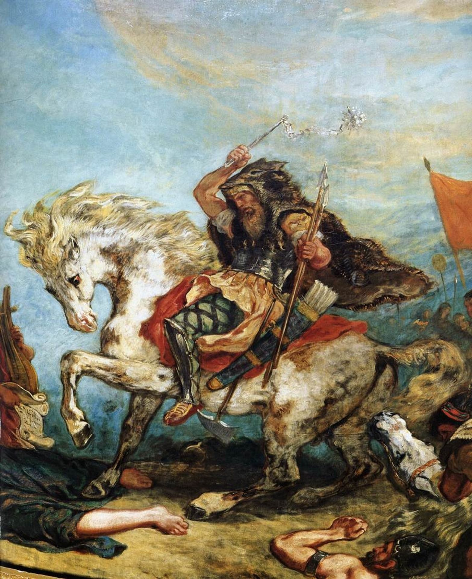 Attila the Hun by Eugène Delacroix