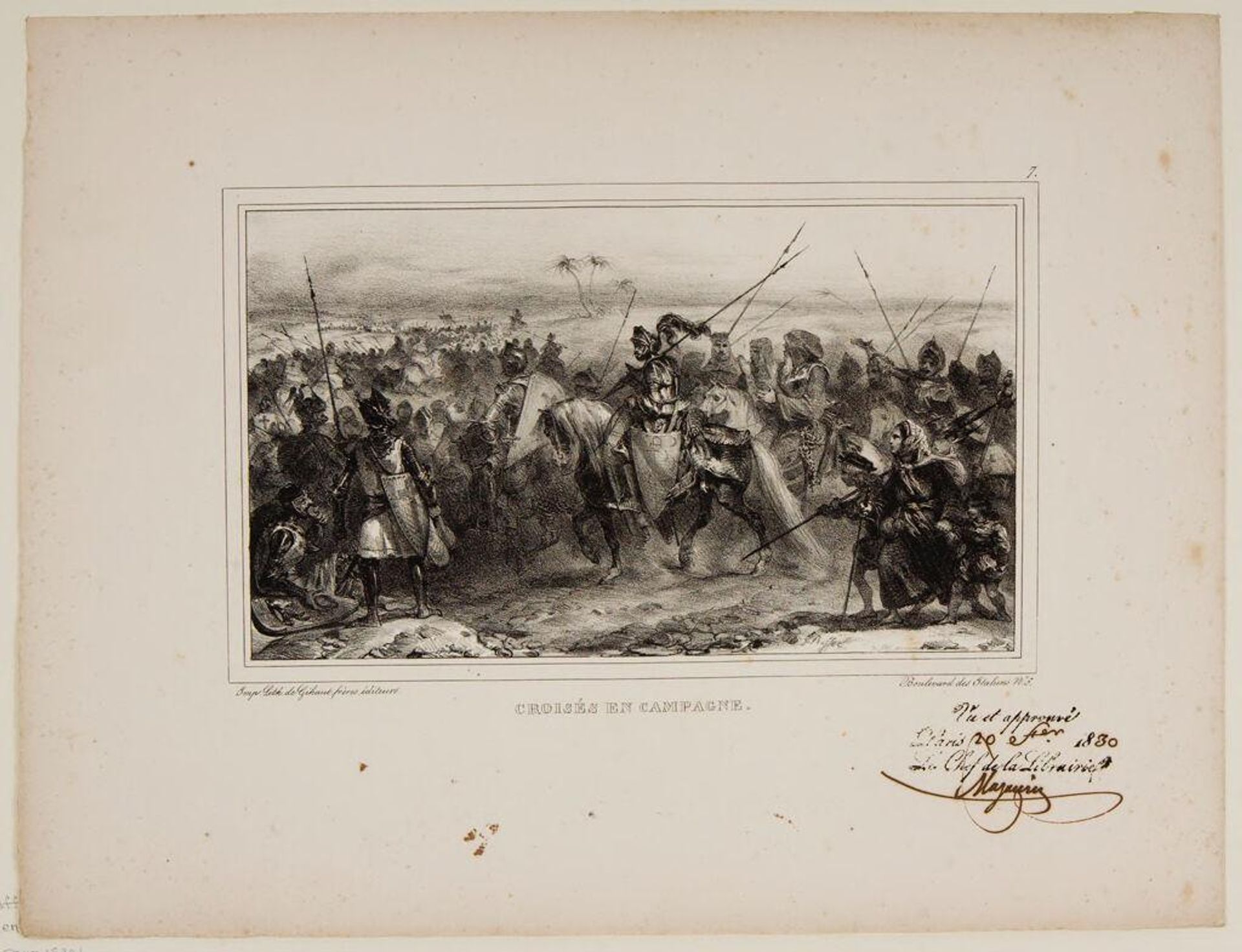 Crusaders in the Field by Auguste Raffet