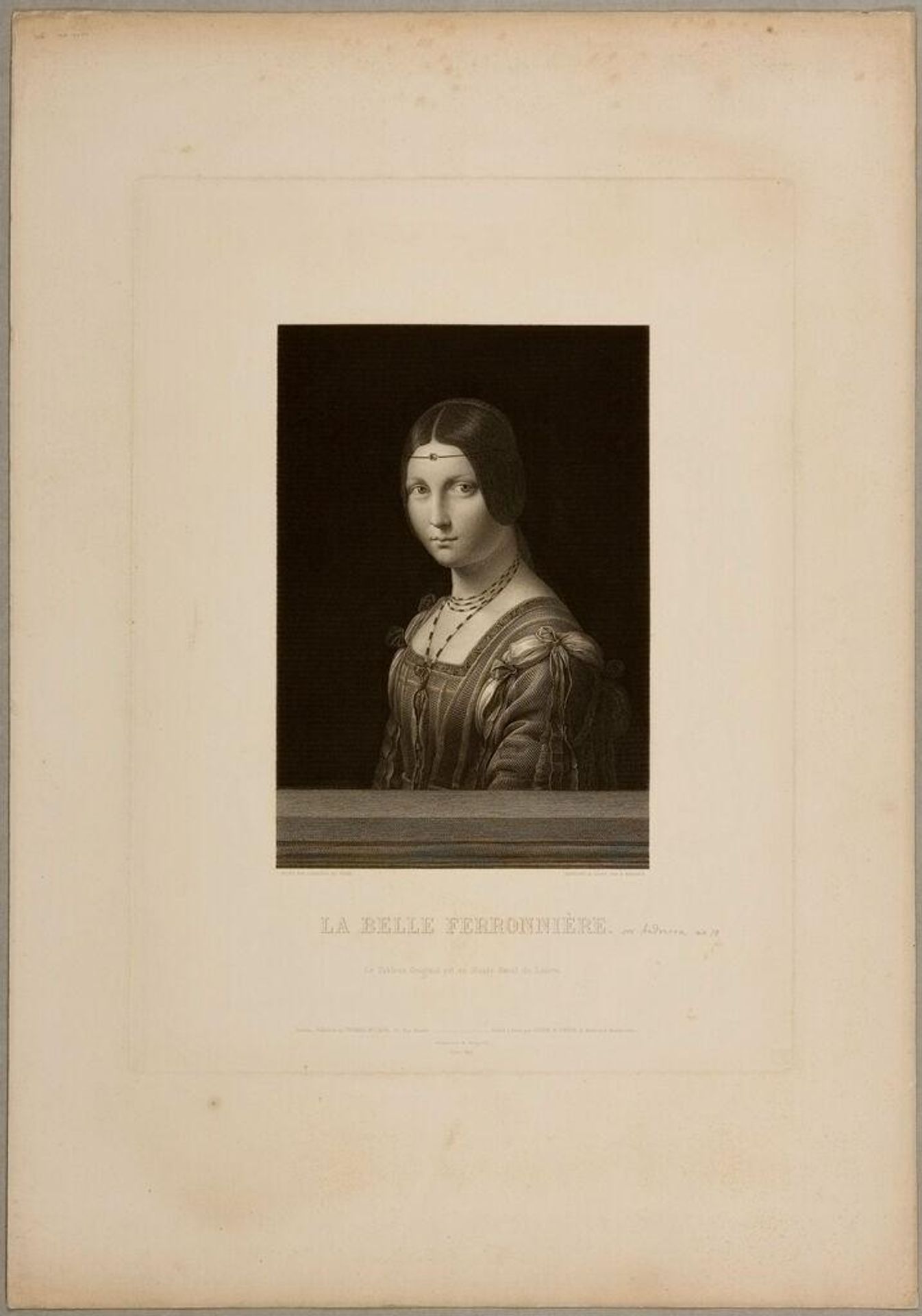 La Belle FerronniÃ¨re by FranÃ§ois EugÃ¨ne Augustin Bridoux