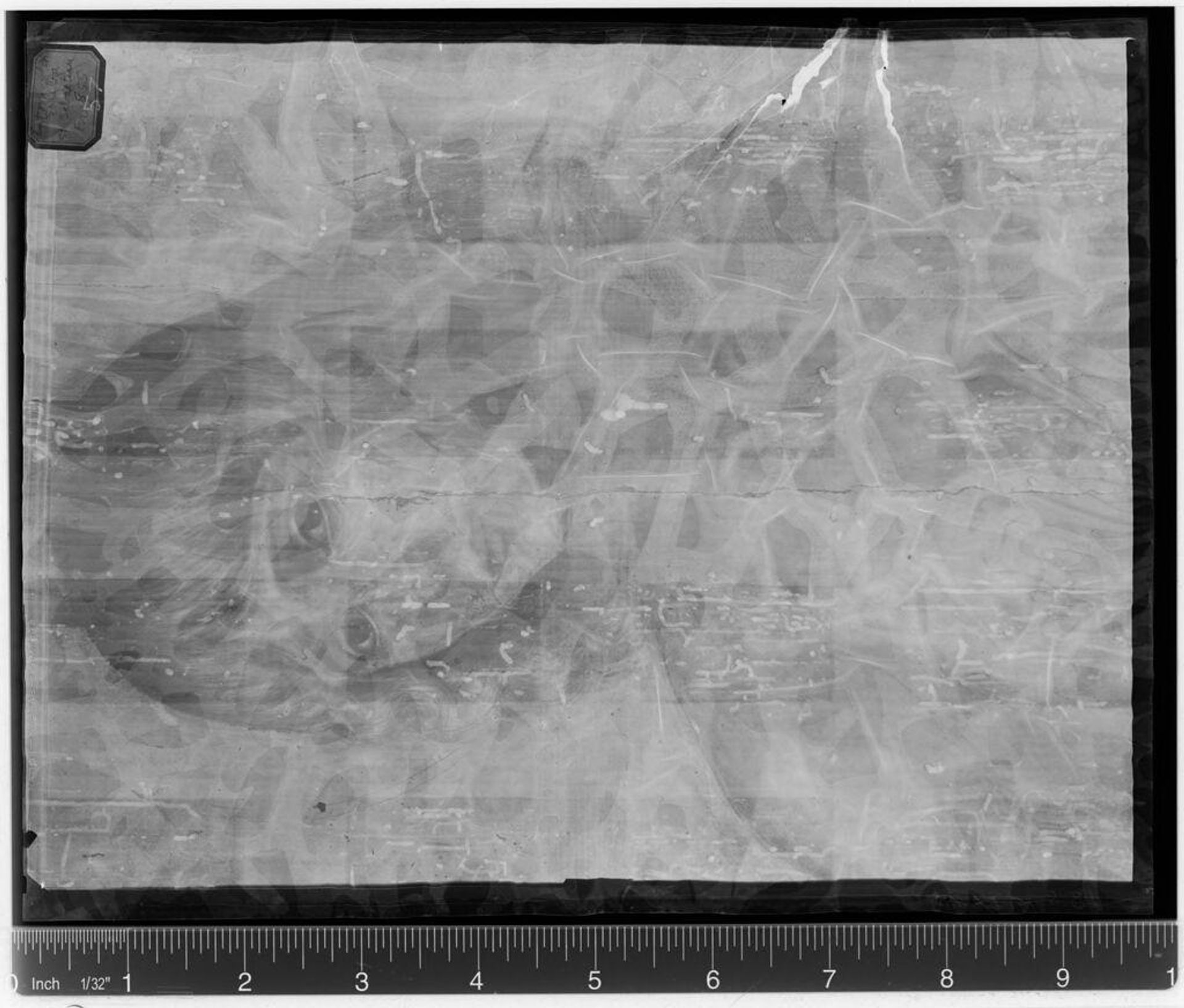 X-radiograph(s) of "St. Sebastian" by Artist of original: School of Antonio de Saliba
