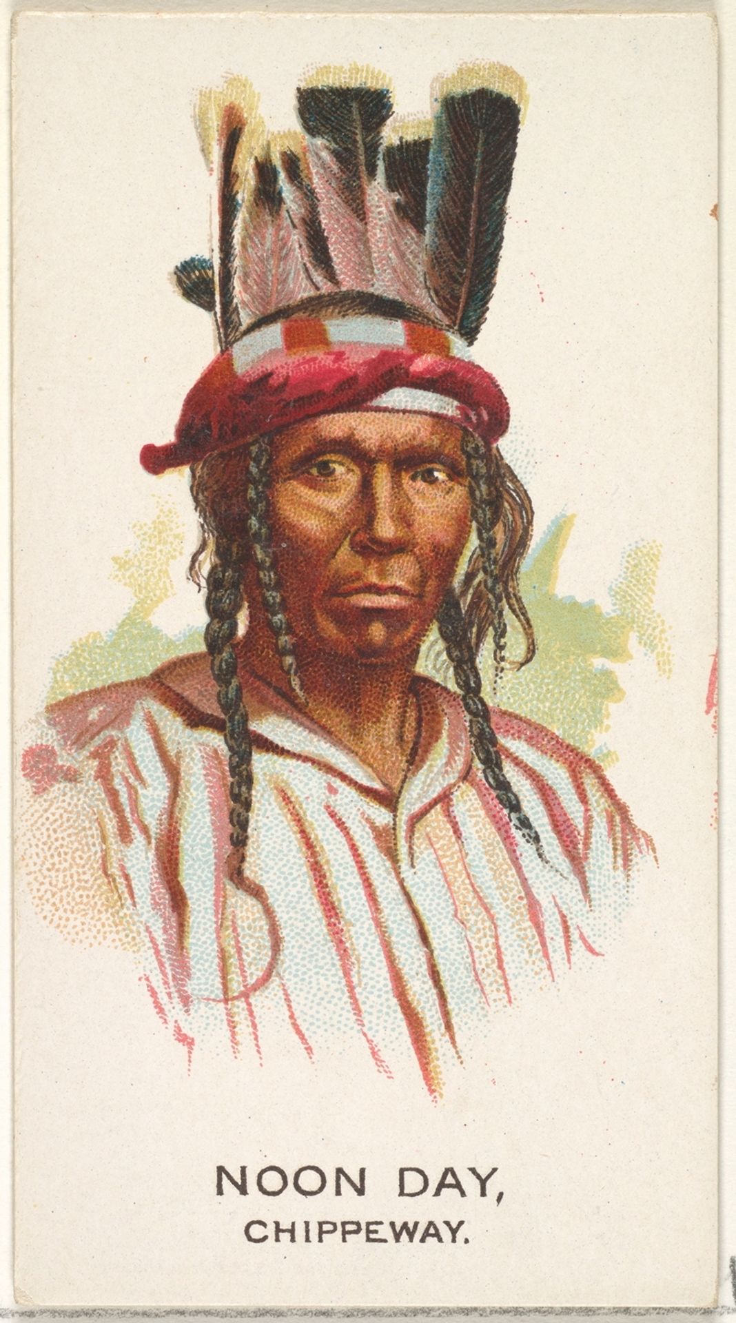 Noon Day, Chippeway, from the American Indian Chiefs series (N2) for Allen & Ginter Cigarettes Brands by Allen & Ginter