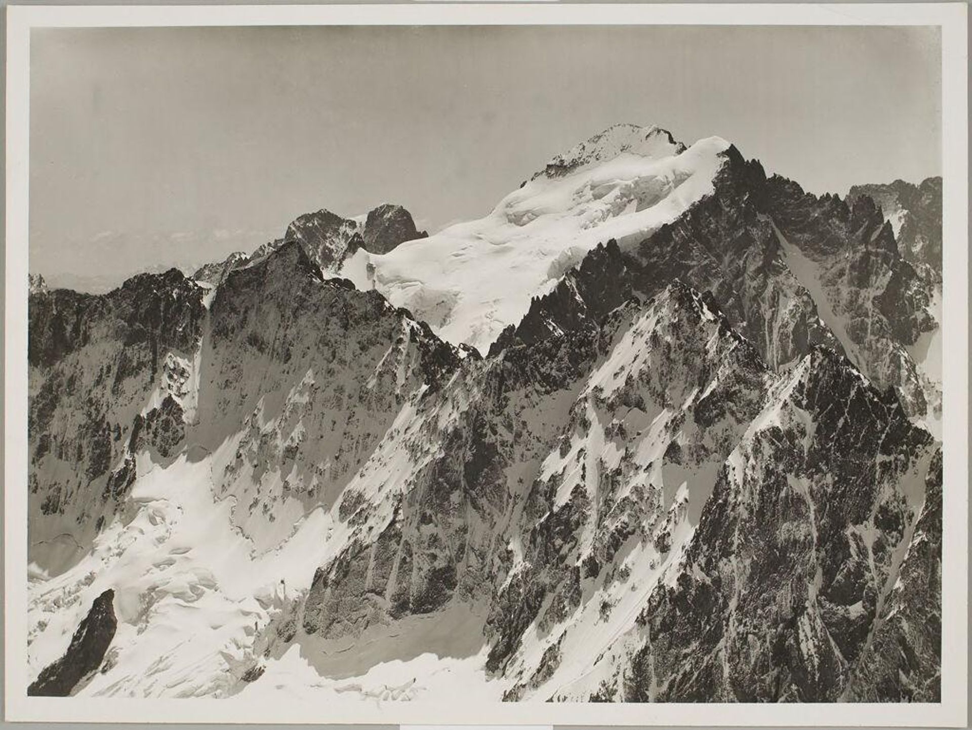Mt. Pelvoux and Ecrins from Near the Summit of Grand Ruine, Dauphiny by Vittorio Sella