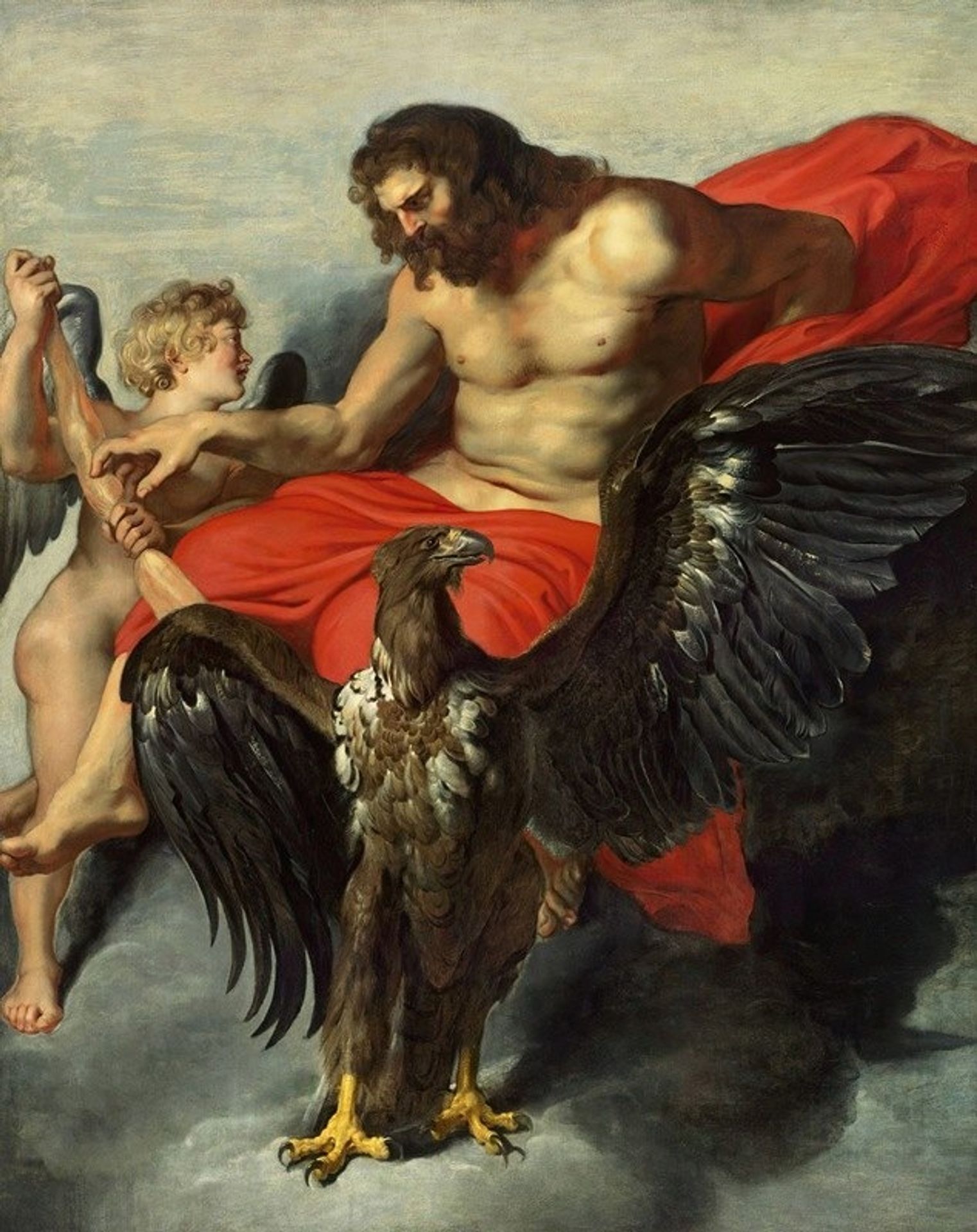 Cupid Supplicating Jupiter by Peter Paul Rubens