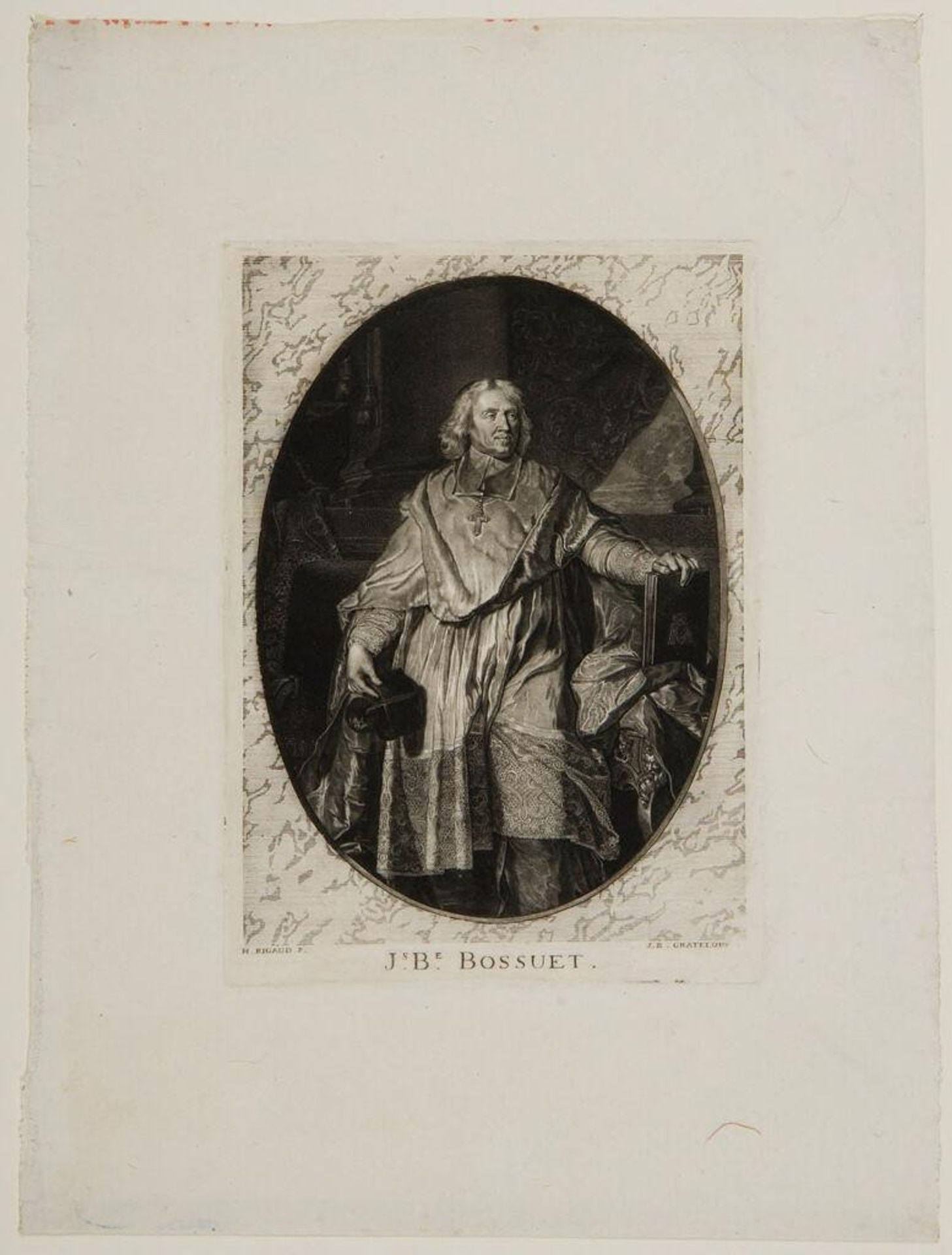Jacques Benigne Bossuet, Bishop de Meaux (Full-length Portrait) by Jean-Baptiste de Grateloup