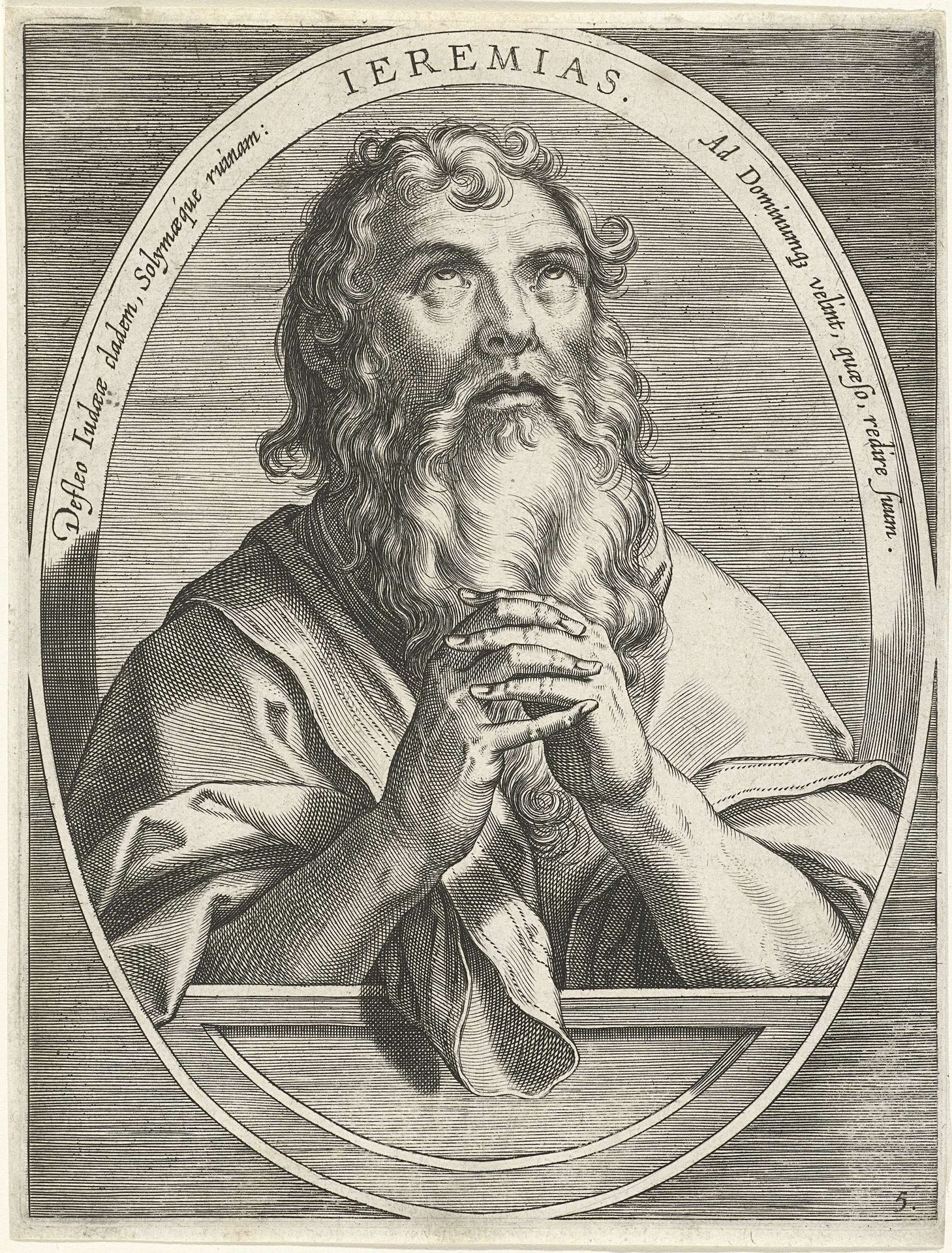 Jeremia by Cornelis Galle I