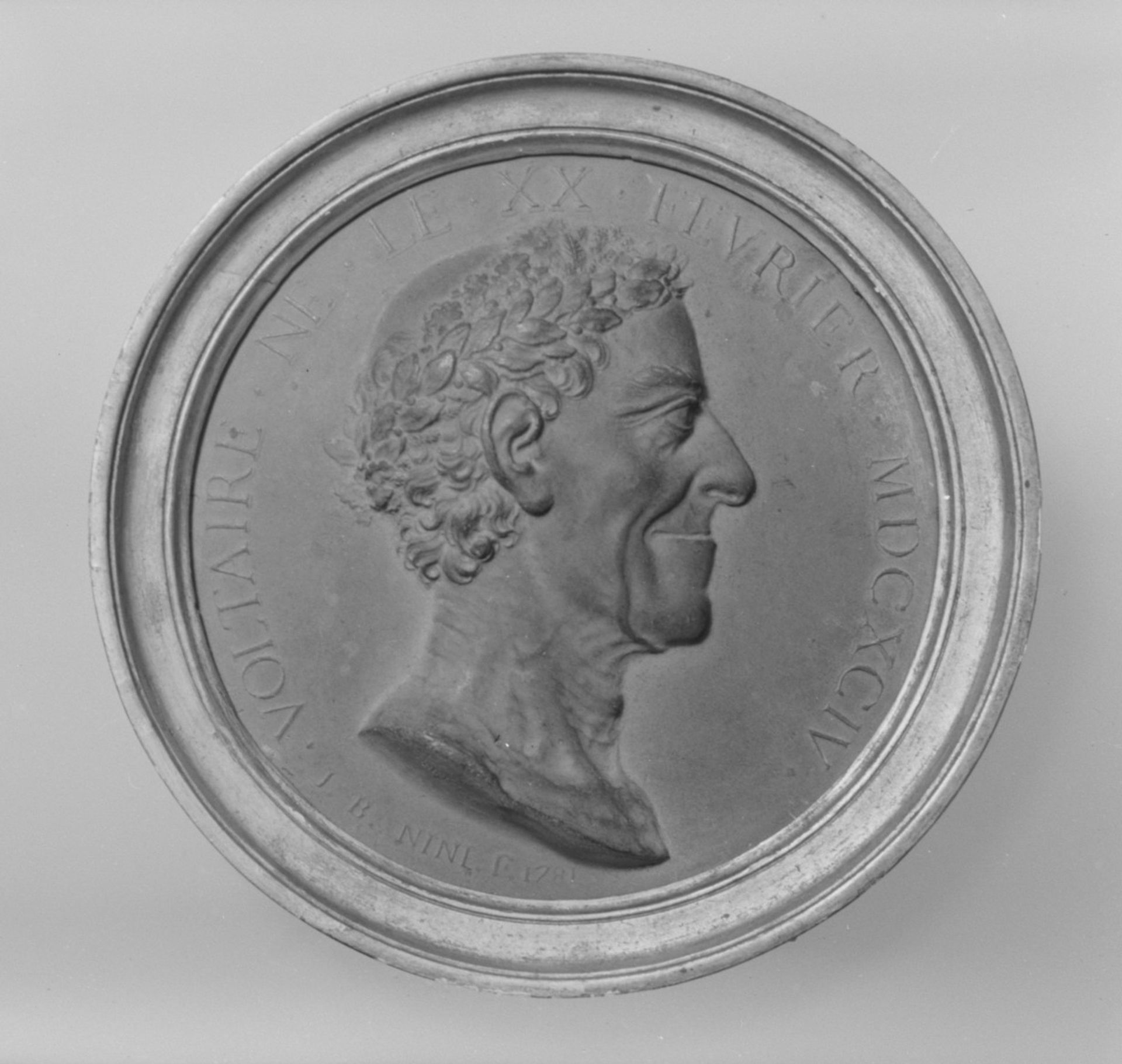 Voltaire (François-Marie Arouet, 1694–1778) by Jean-Baptiste Nini