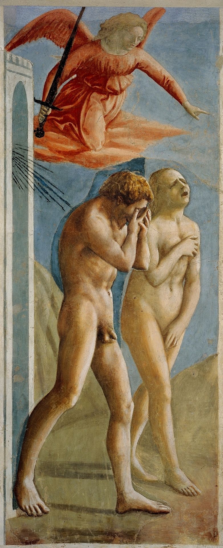Adam and Eve banished from Paradise by Masaccio