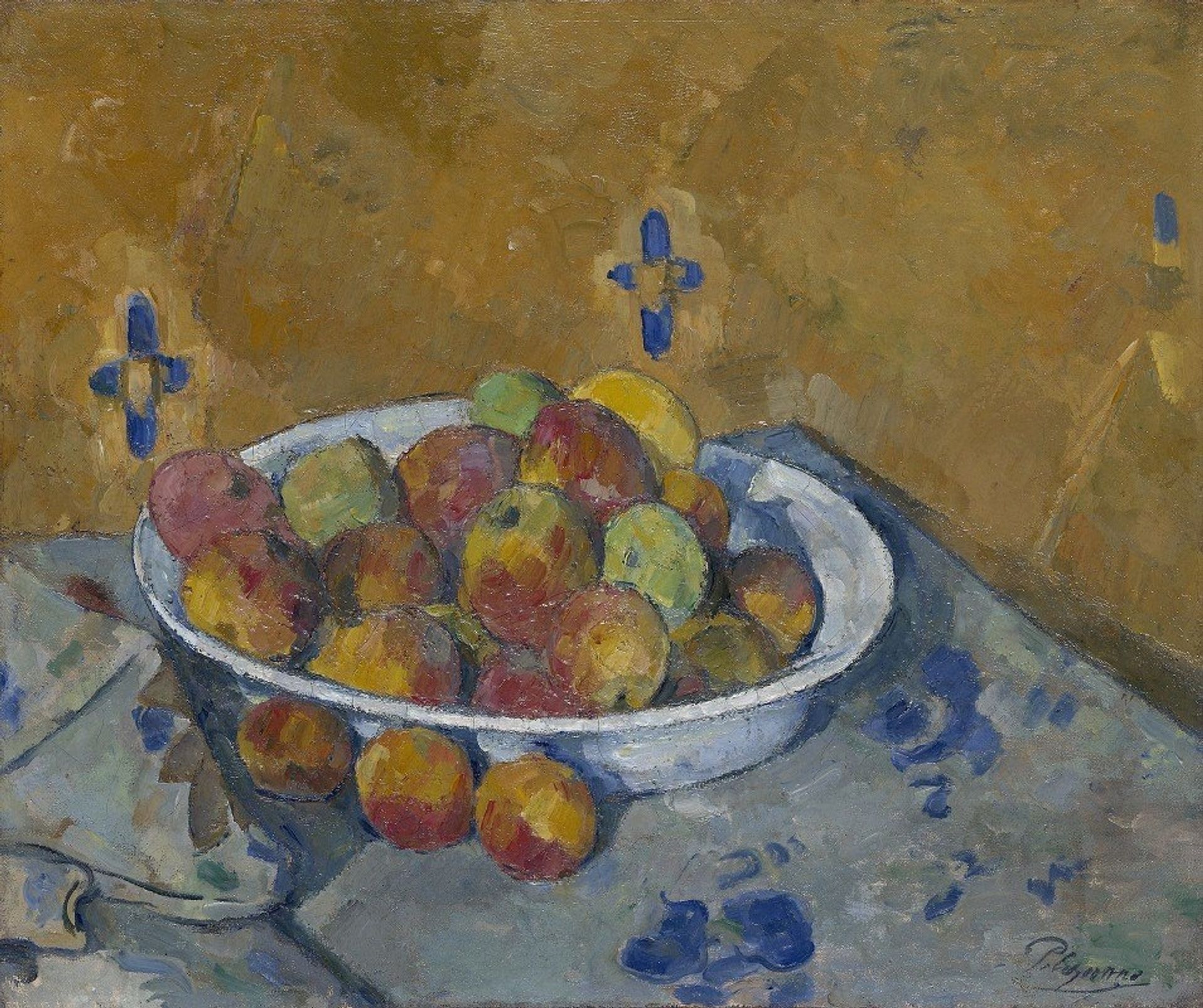 The Plate of Apples by Paul Cézanne