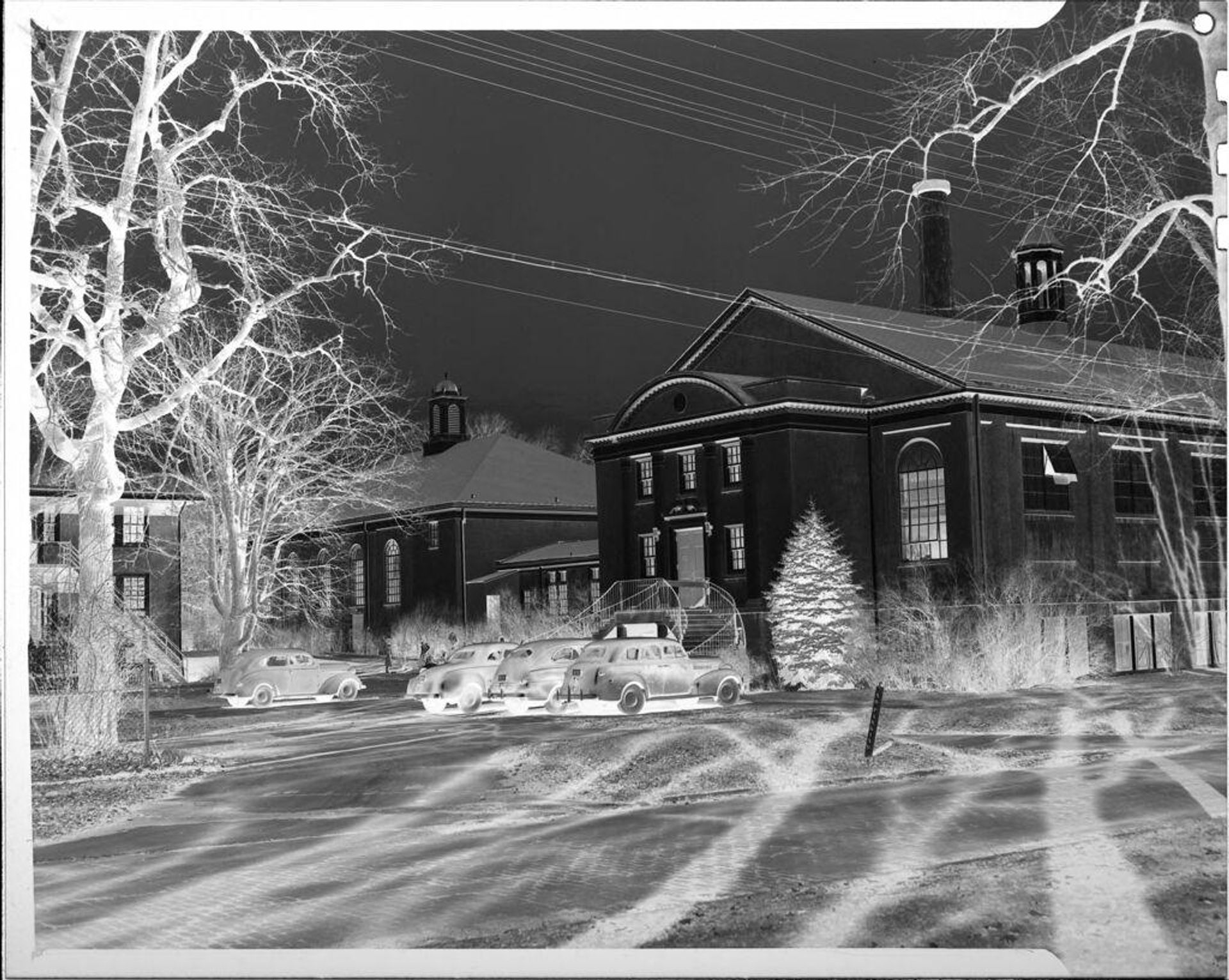 Untitled (exterior of North Shore Country Day School) by John Howell