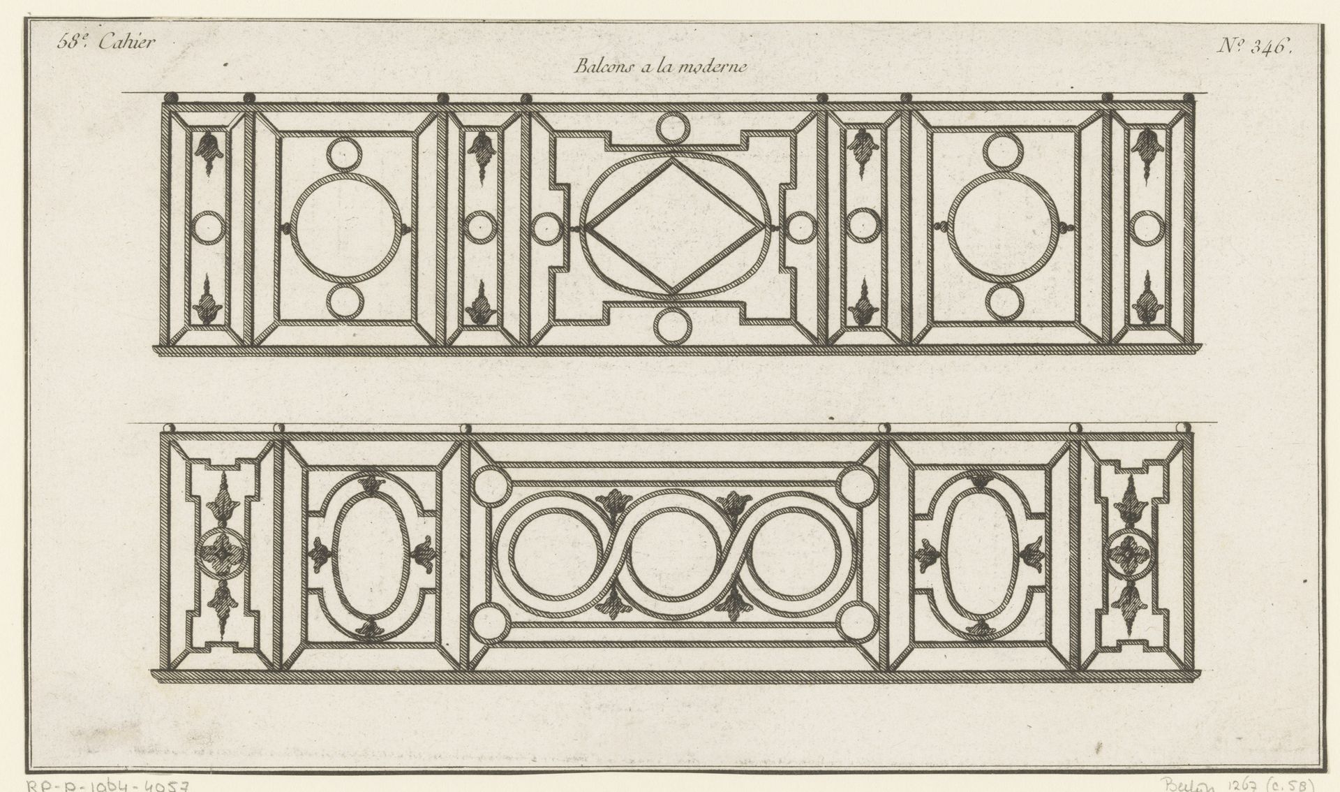 Hekken met bloemmotieven by Jean Pelletier