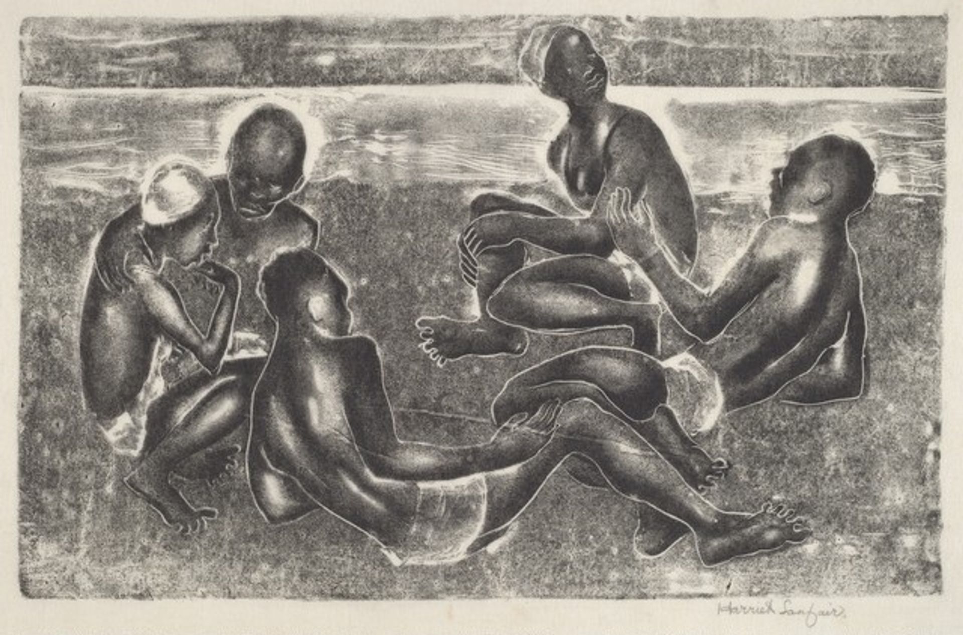 Untitled (At The Beach) by Harriet Keese Lanfair