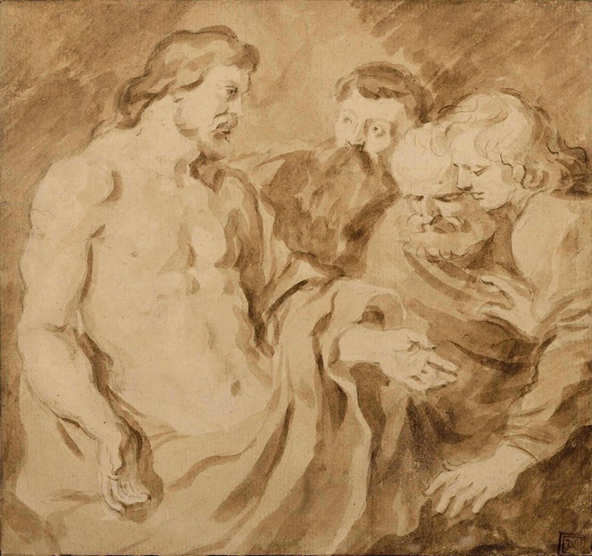 The Incredulity of Saint Thomas by Jean-Honoré Fragonard