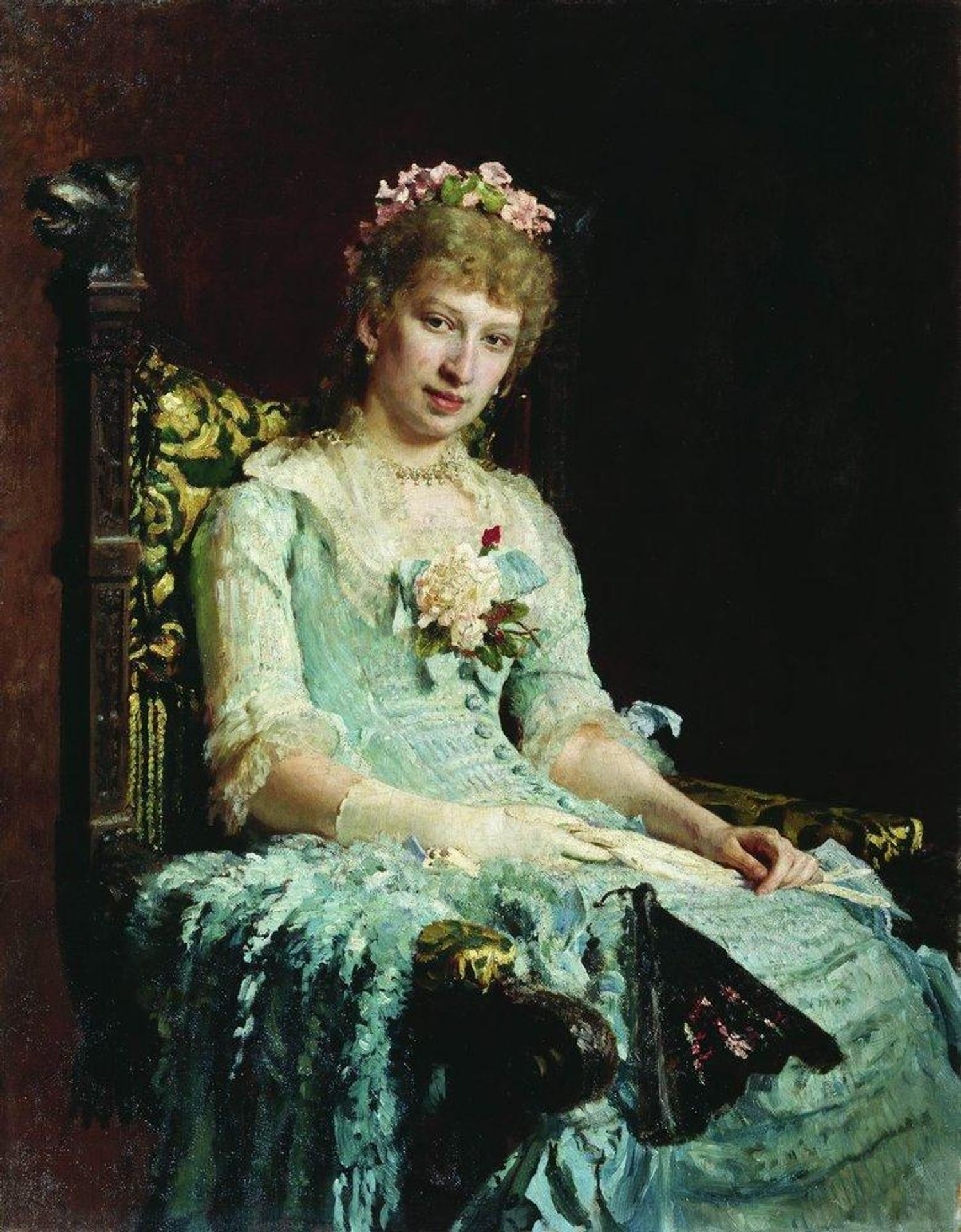 Portrait of a Woman (E.D. Botkina) by Ilya Repin