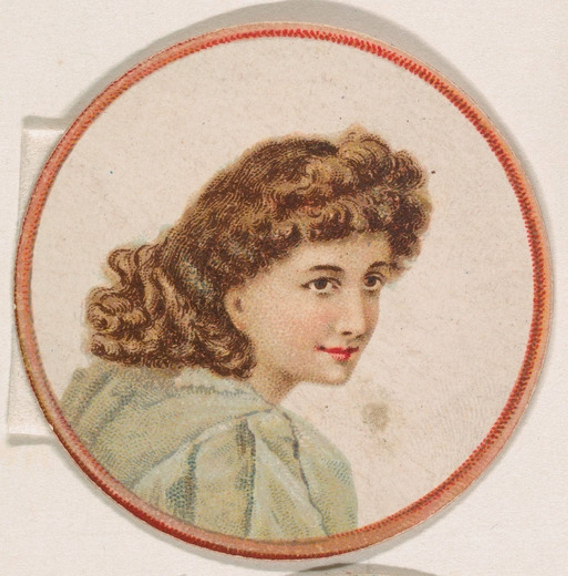Portrait of woman, from the Novelties series (N228, Type 2) issued by Kinney Bros. by Kinney Brothers Tobacco Company