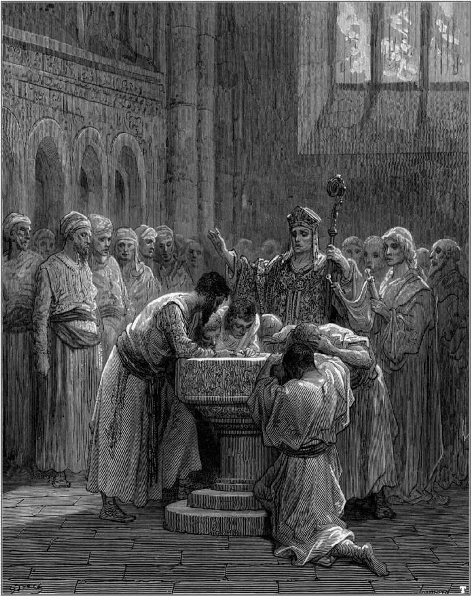 The Baptism of Infidels by Gustave Dore