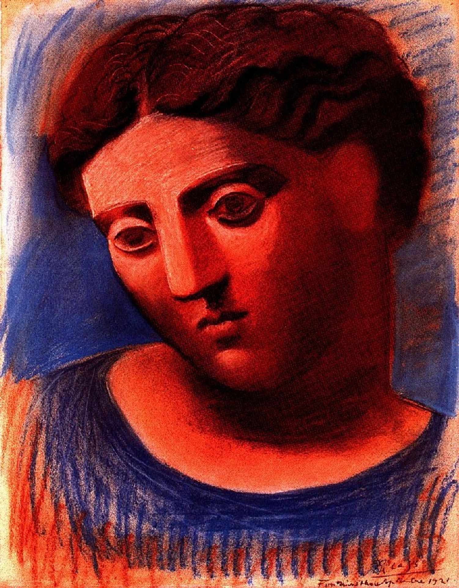 Head of woman by Pablo Picasso