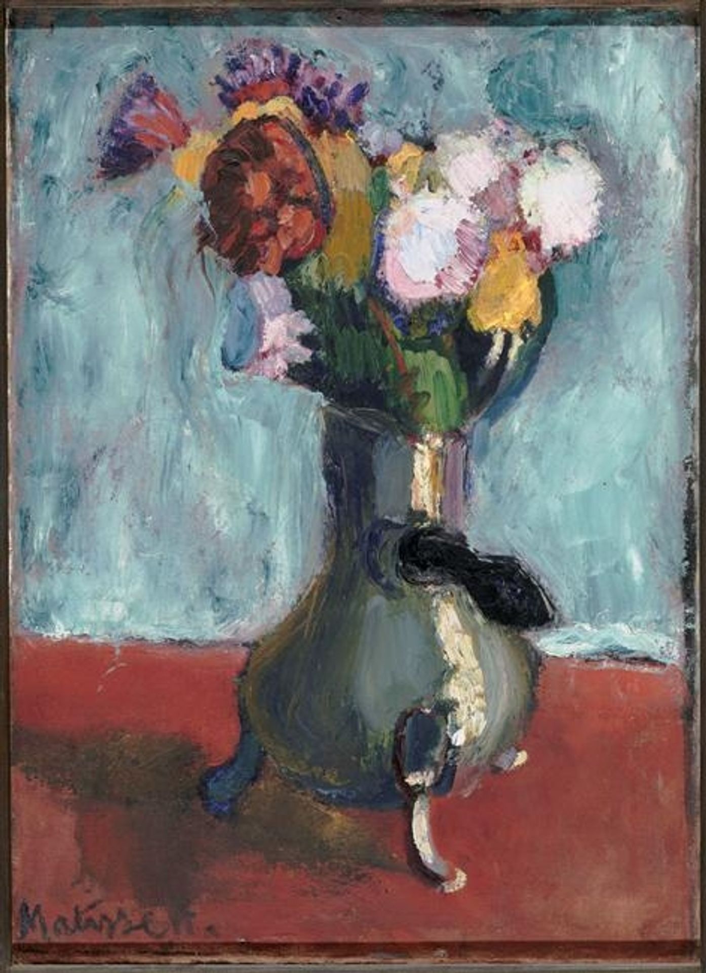 Bouquet of flowers in chocolate by Henri Matisse