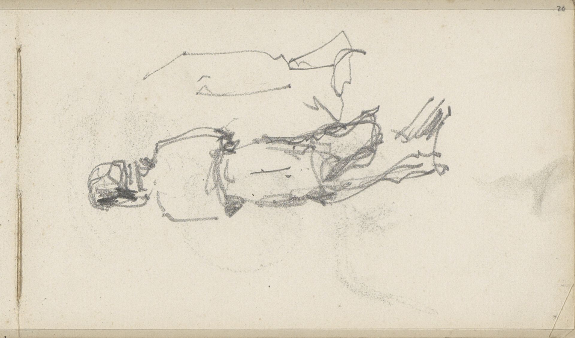 Staande vrouw, op de rug gezien by George Hendrik Breitner