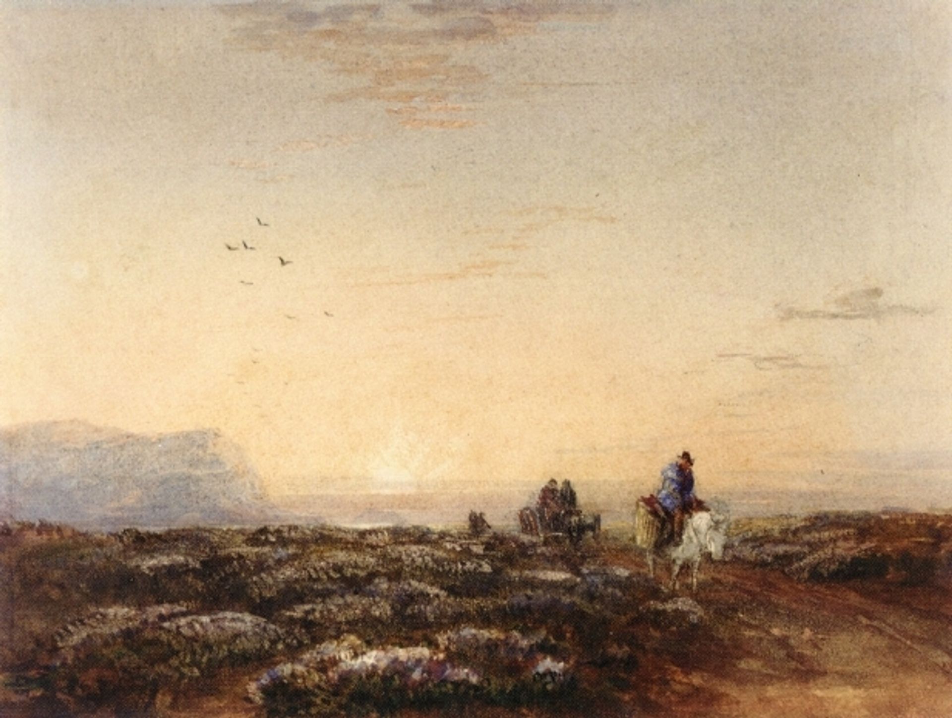 Great Orme Head from the Mouth of the Conwy, North Wales by David Cox