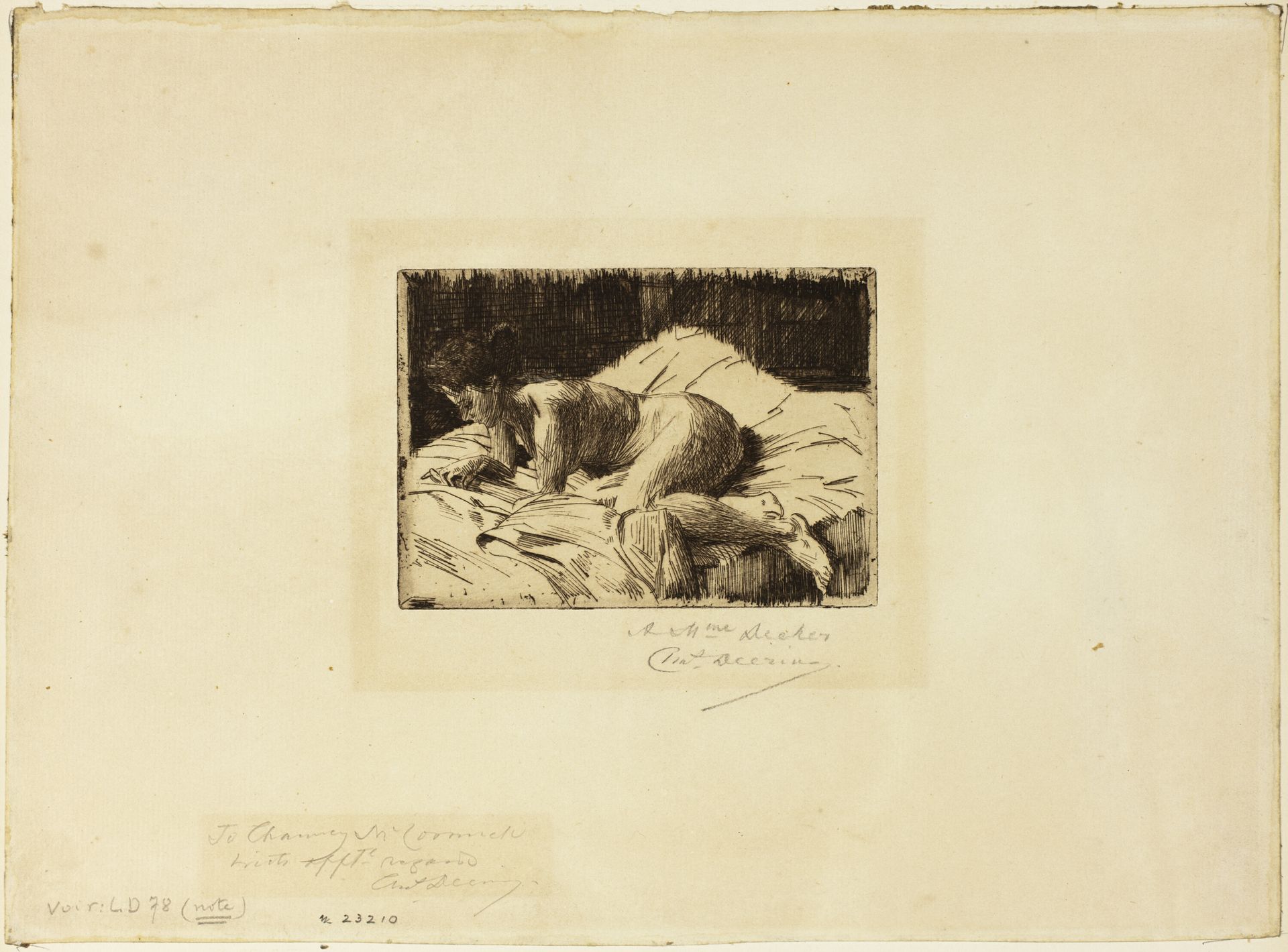 Nude Lying Down by Charles Deering
