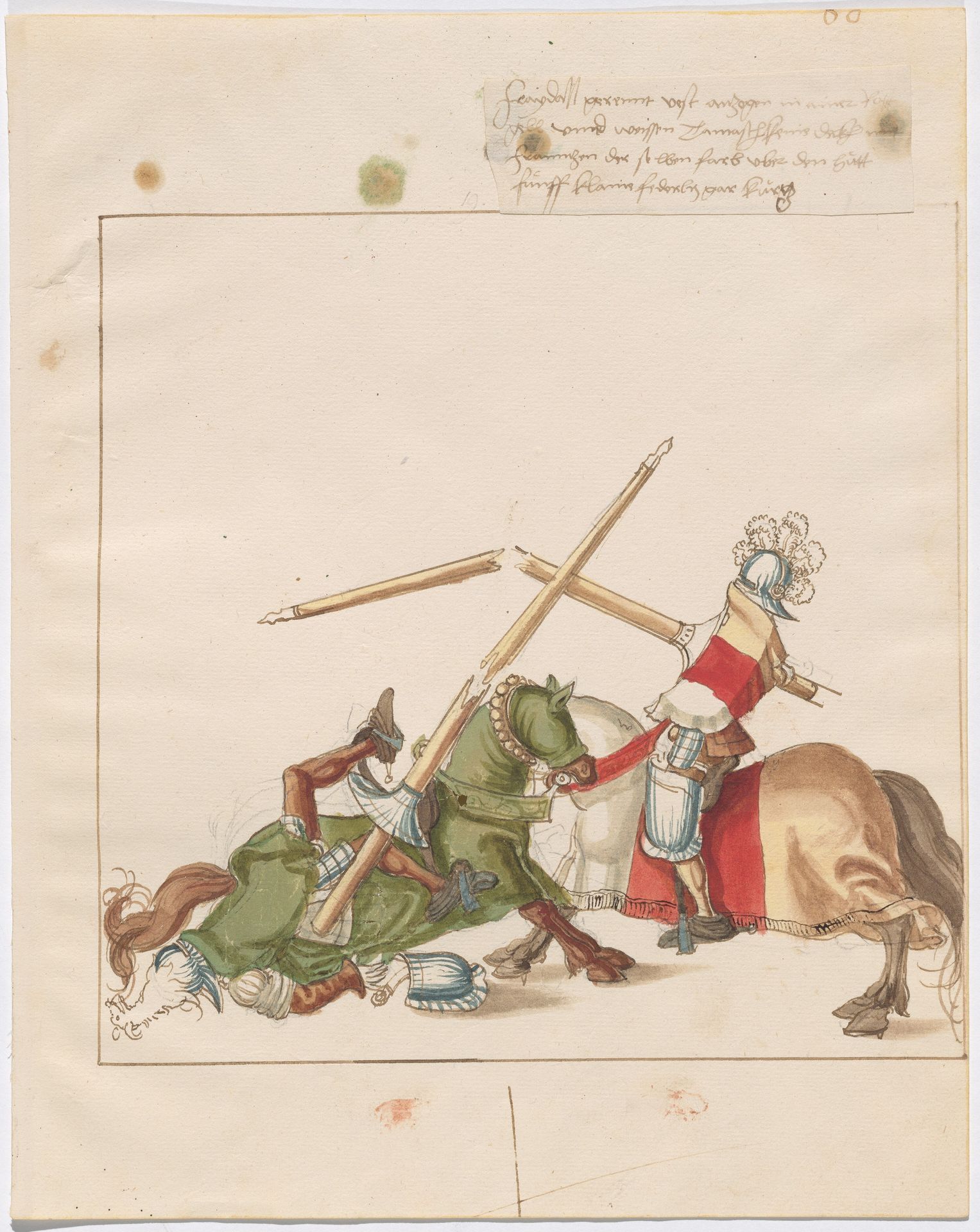 Mock Joust of War with Fixed Shields by Anonymous