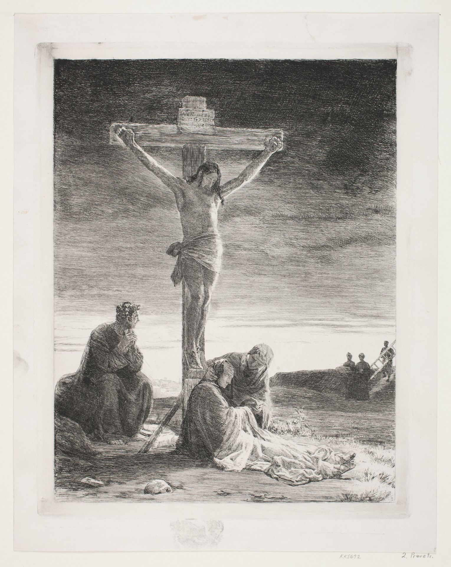 Kristus på korset by Carl Bloch