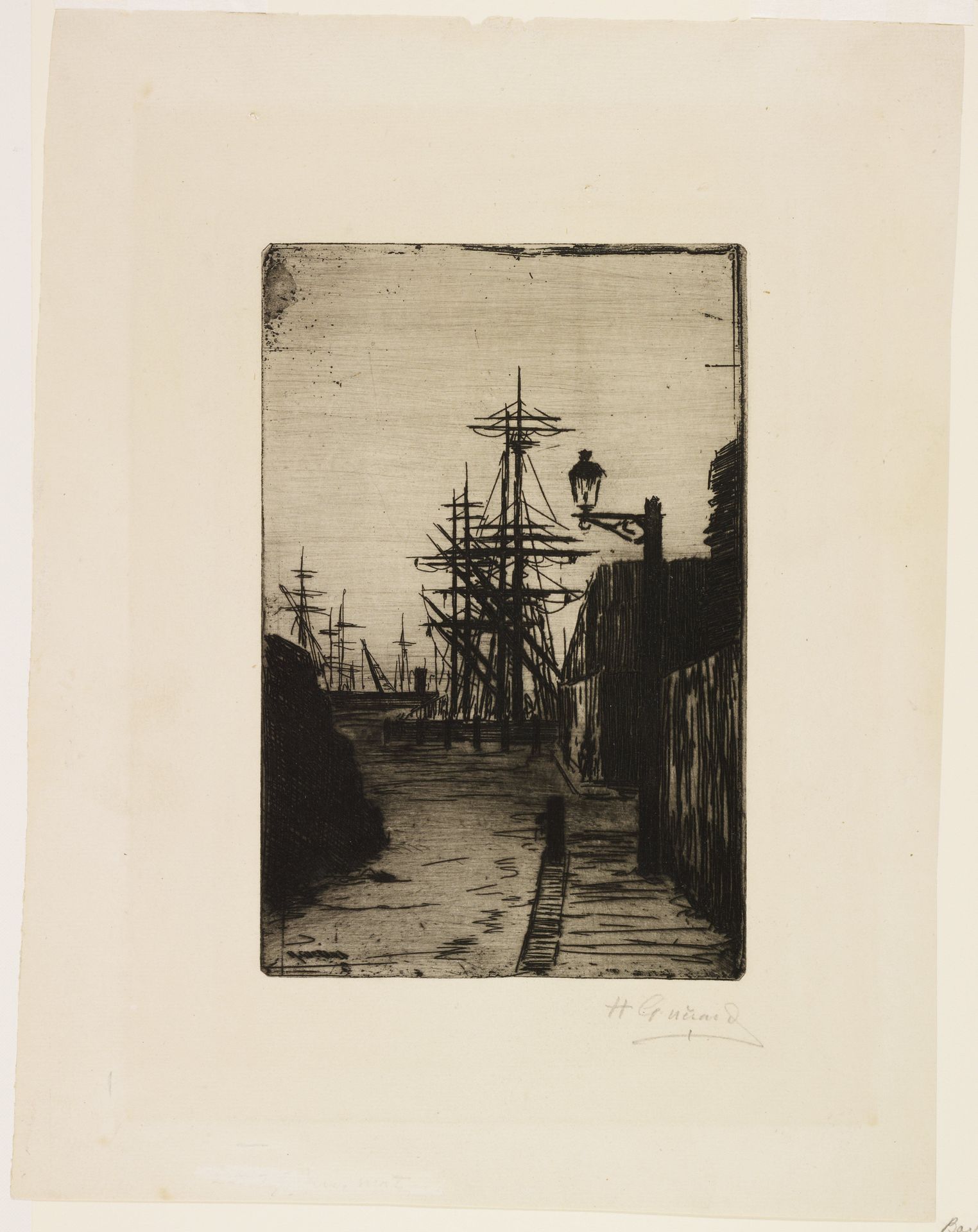 Docks by Henri-Charles Guérard