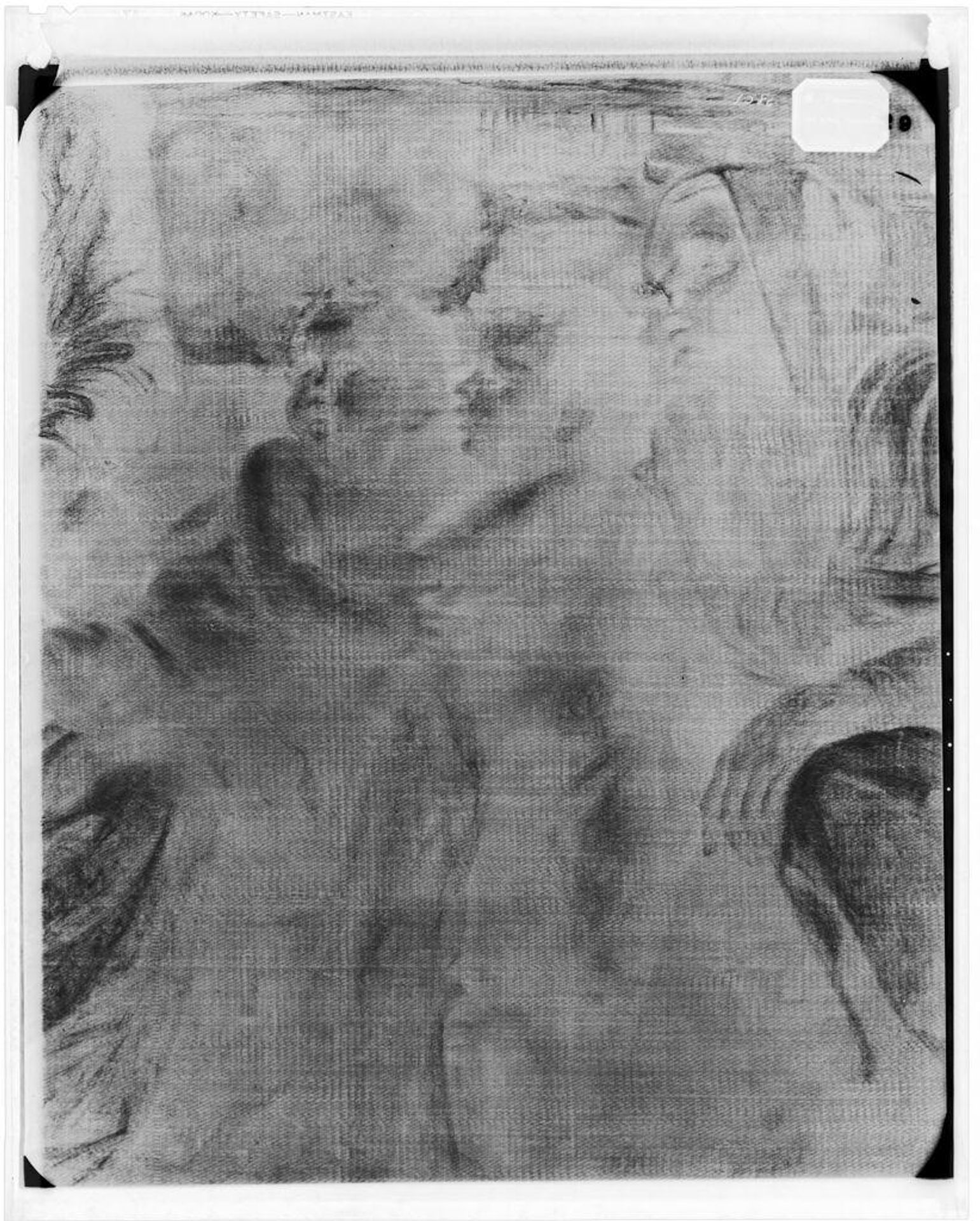X-radiograph(s) of "Holy Family" by Artist of original: Nicolas Poussin