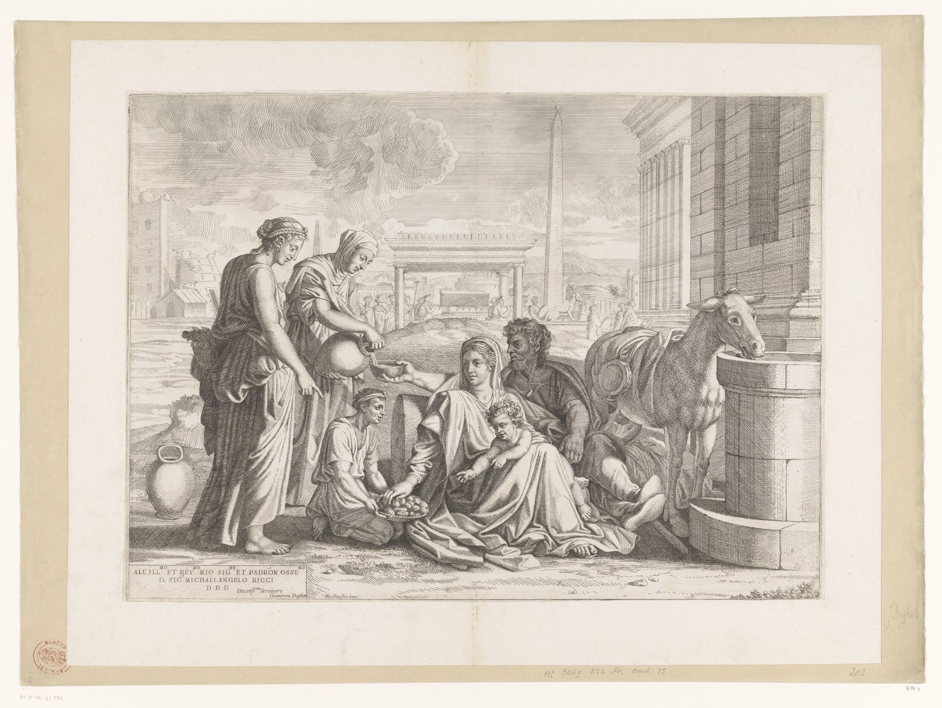 Rust van de Heilige Familie by Jean Dughet