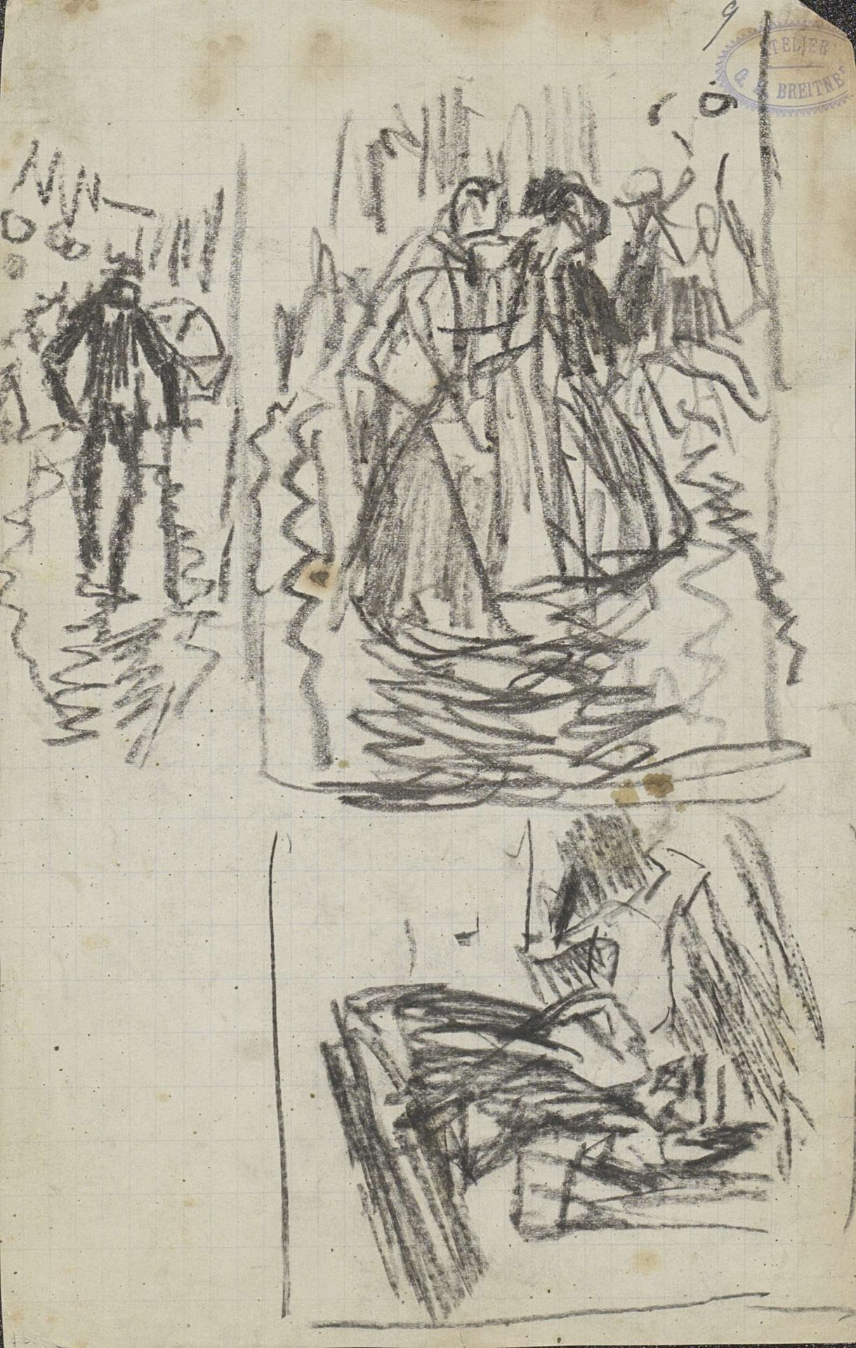 Figuurstudies by George Hendrik Breitner