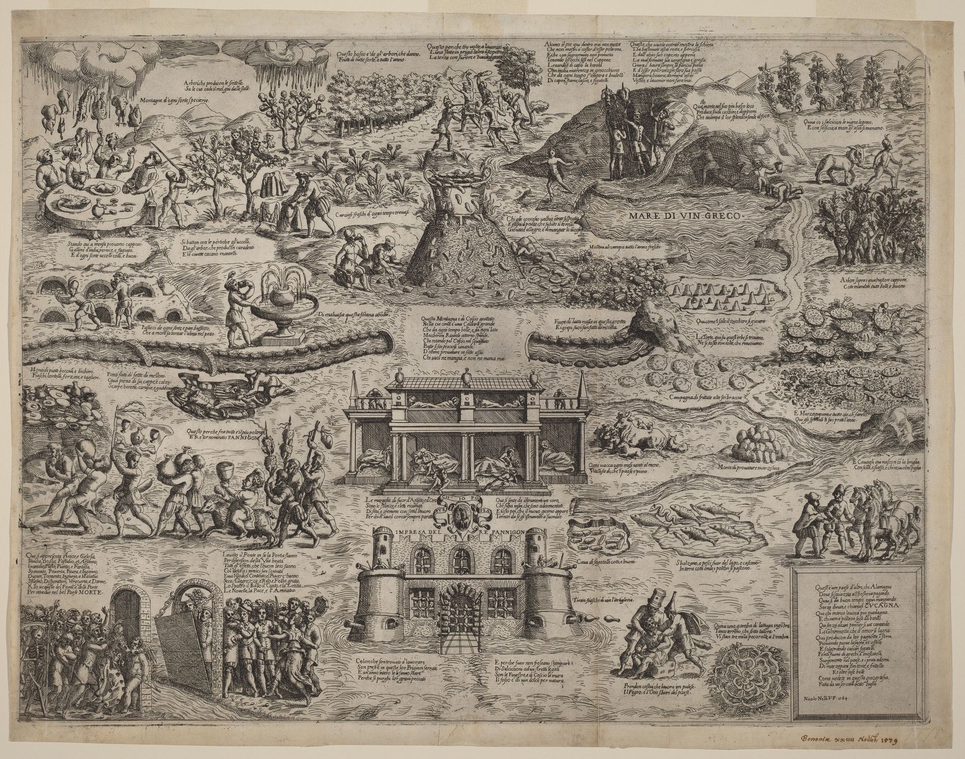 The Land of Cockaigne by Niccolo Nelli